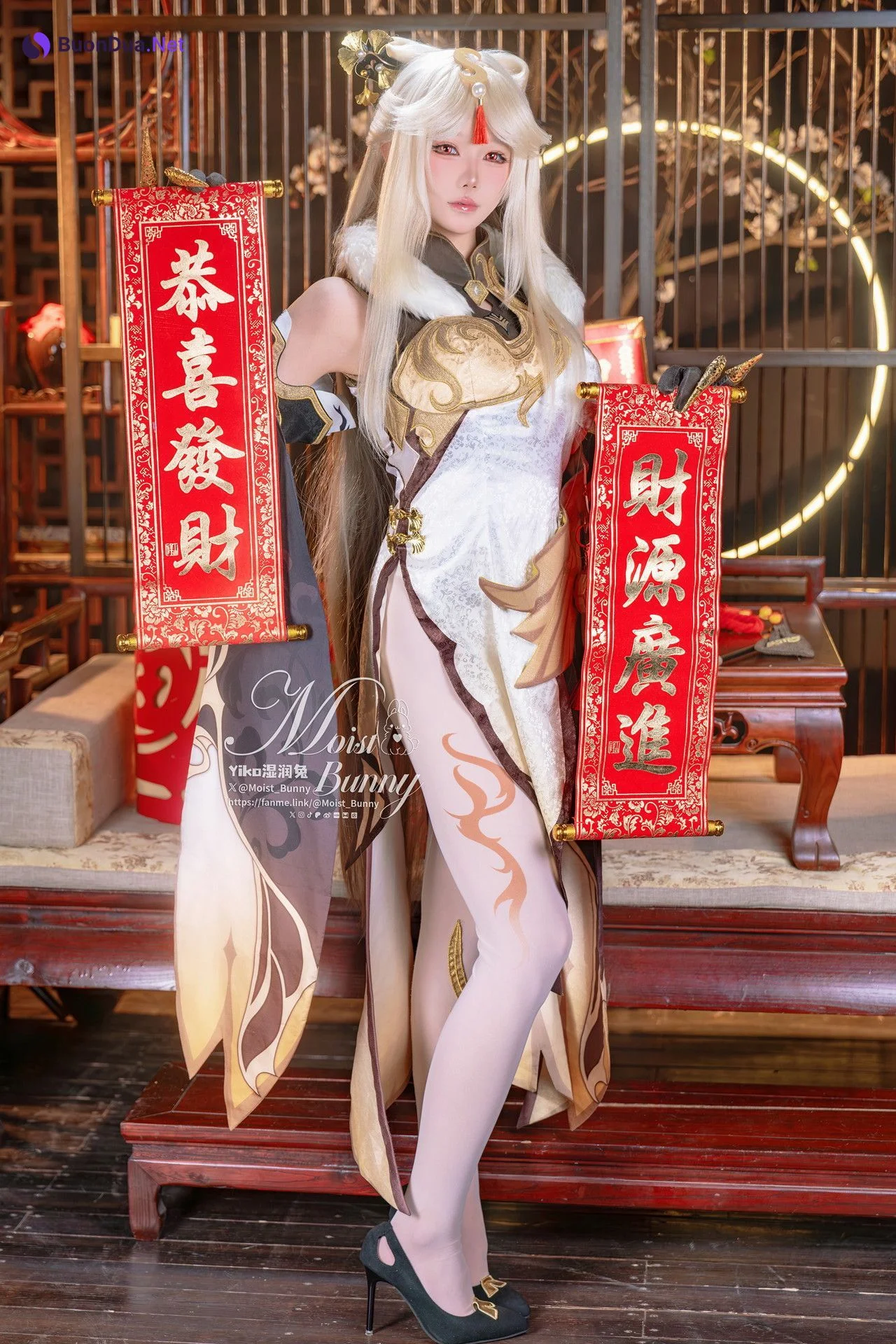 Cosplay 黏黏团子兔 金蛇来财 凝光贺岁 Set.01 - Photo 6