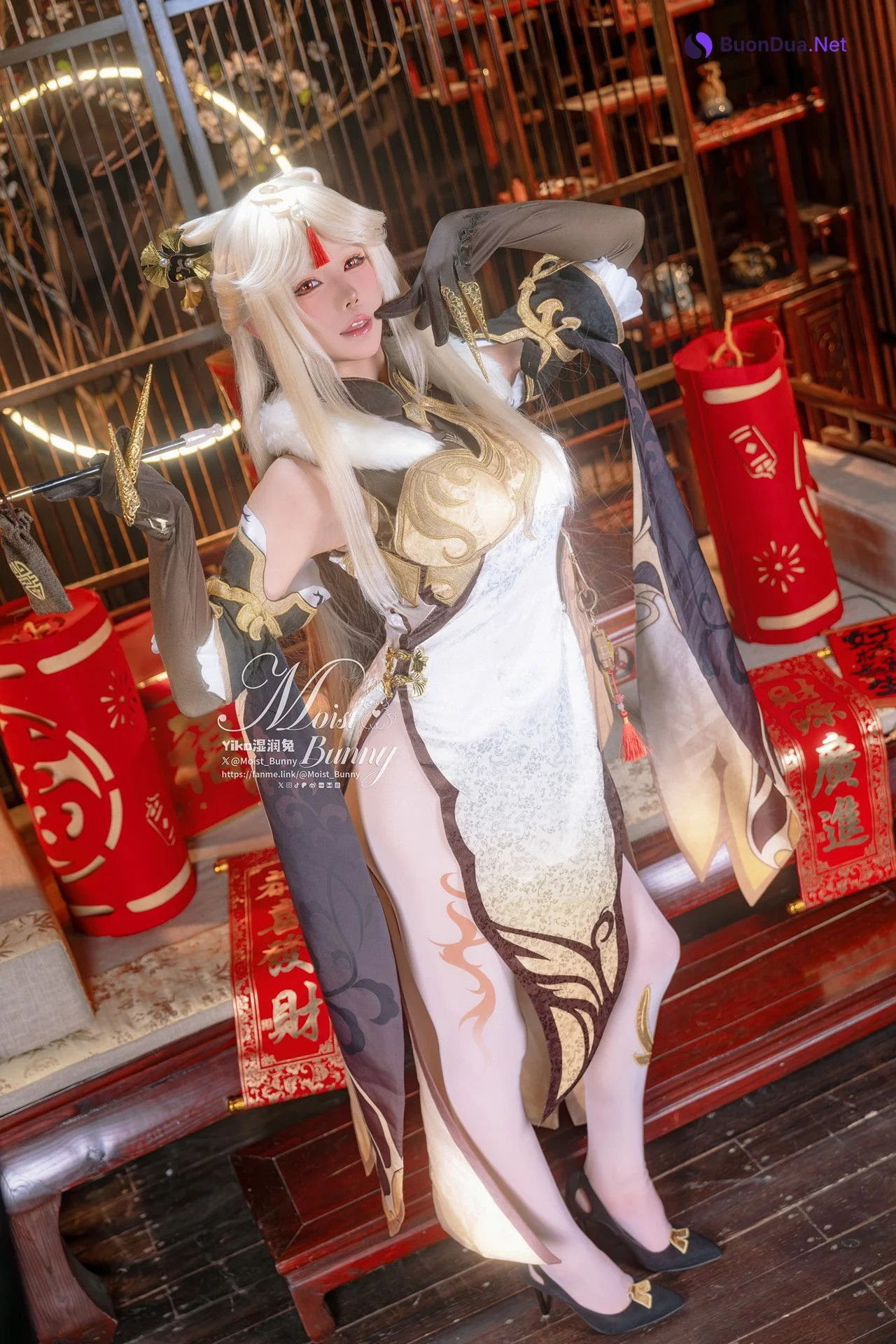 Cosplay 黏黏团子兔 金蛇来财 凝光贺岁 Set.01 - Photo 8