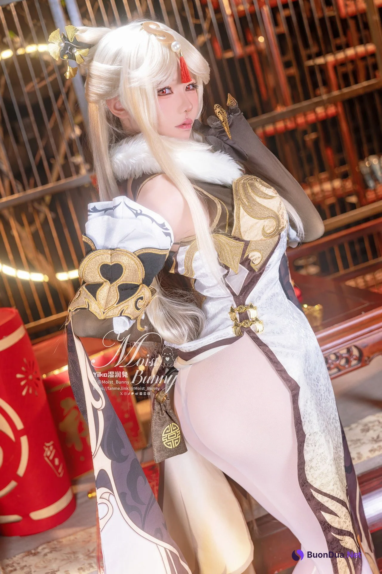 Cosplay 黏黏团子兔 金蛇来财 凝光贺岁 Set.01 - Photo 9