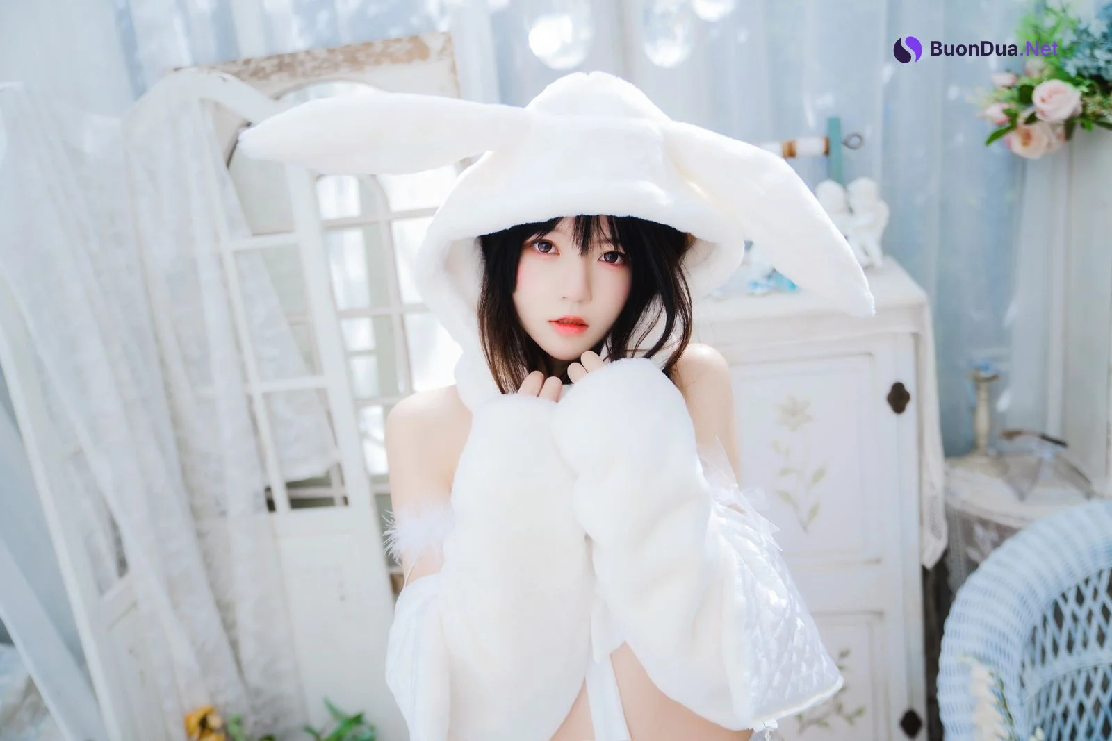 Cosplay 桜桃喵 小白兔 Set.01 - Photo 20