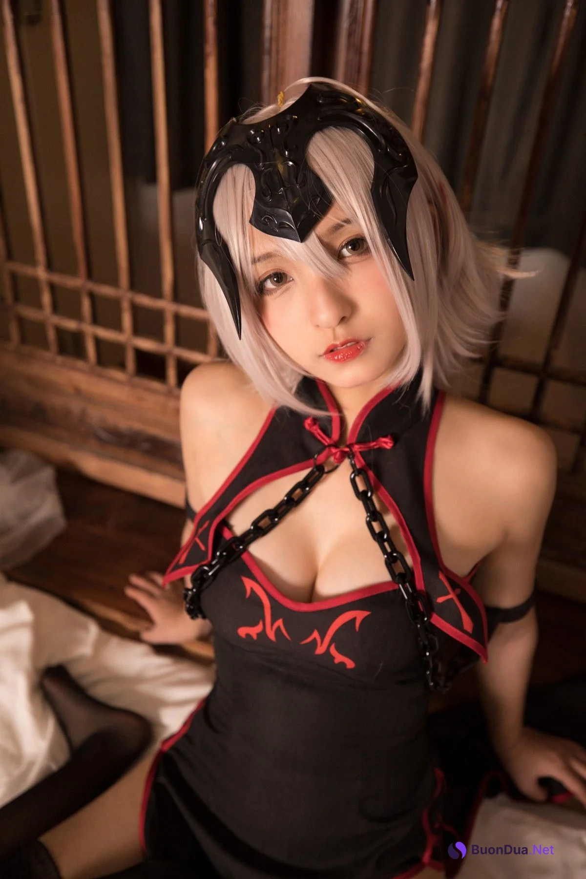 Cosplay 神楽坂真冬 电子相册-旗袍黑贞 Set.01 - Photo 8