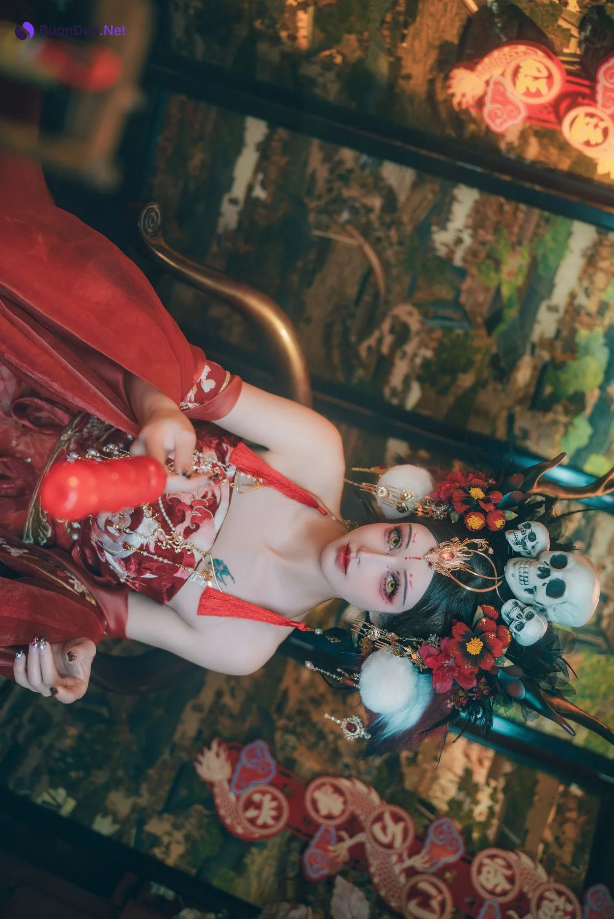 Cosplay 鹿八岁 闯进我家的凶凶年兽 Set.01 - Photo 10
