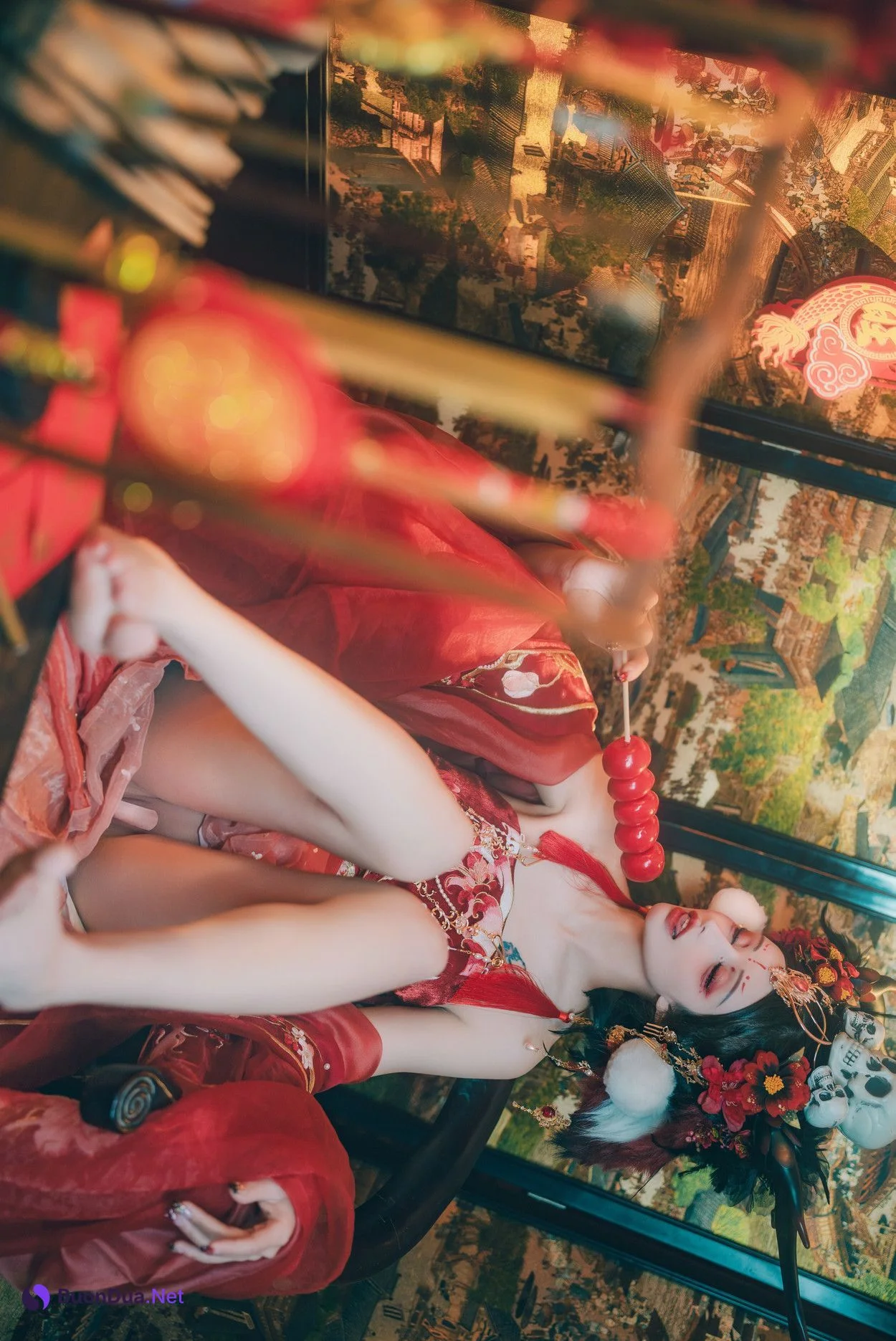 Cosplay 鹿八岁 闯进我家的凶凶年兽 Set.01 - Photo 11