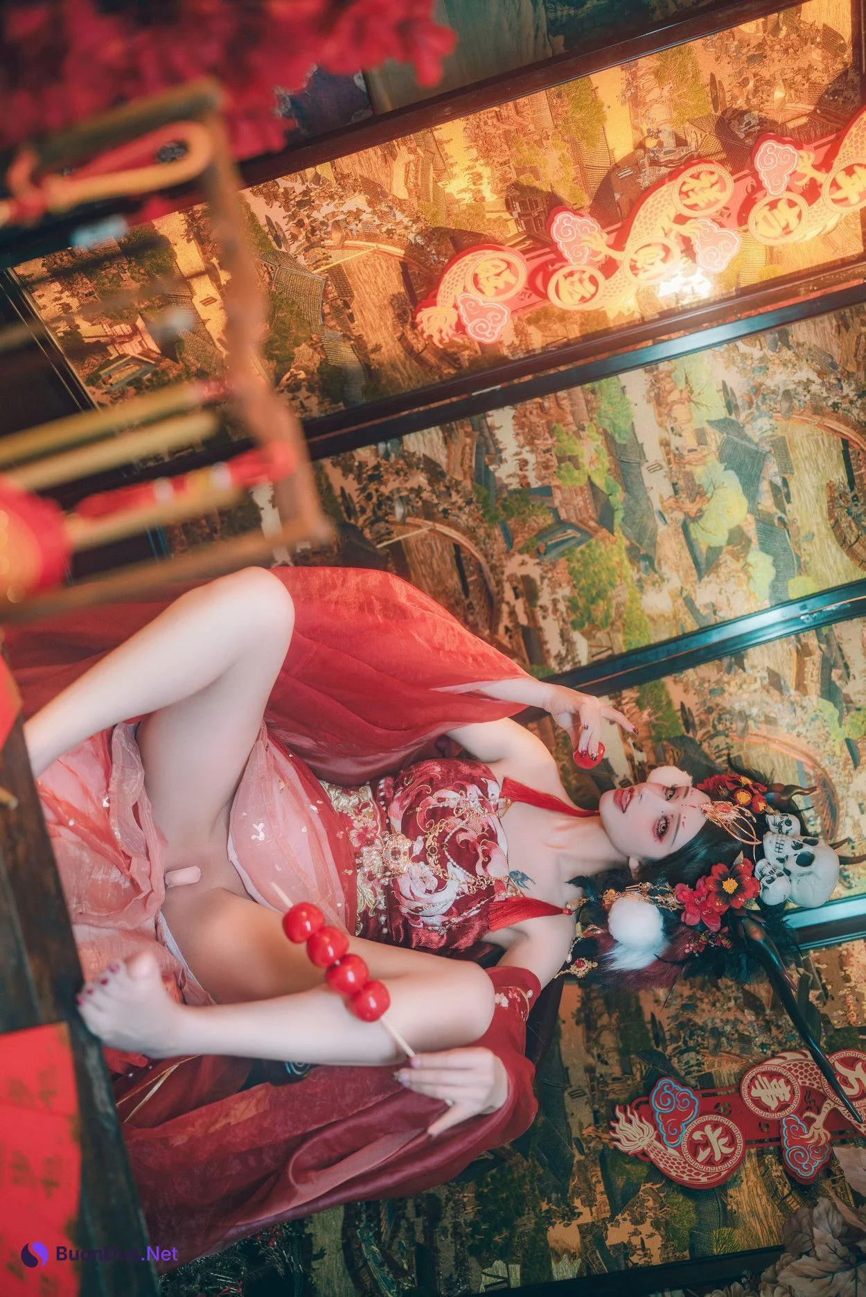 Cosplay 鹿八岁 闯进我家的凶凶年兽 Set.01 - Photo 12