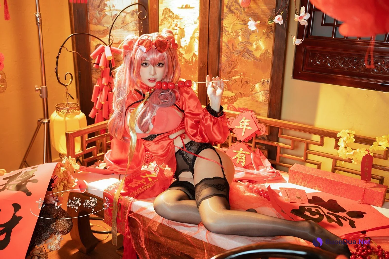 Cosplay 七七娜娜子 布莱默顿新春旗袍 Set.01 - Photo 4