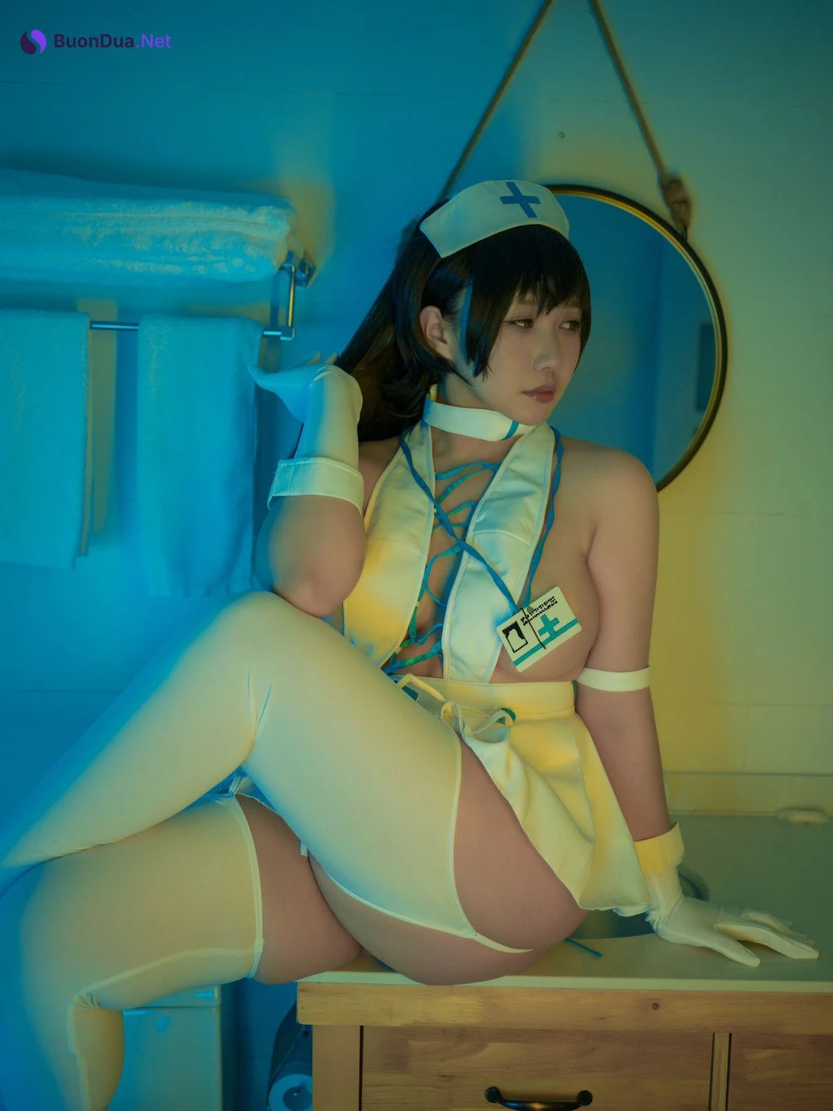 Cosplay 麻花麻花酱 碧蓝护士 Set.01 - Photo 13