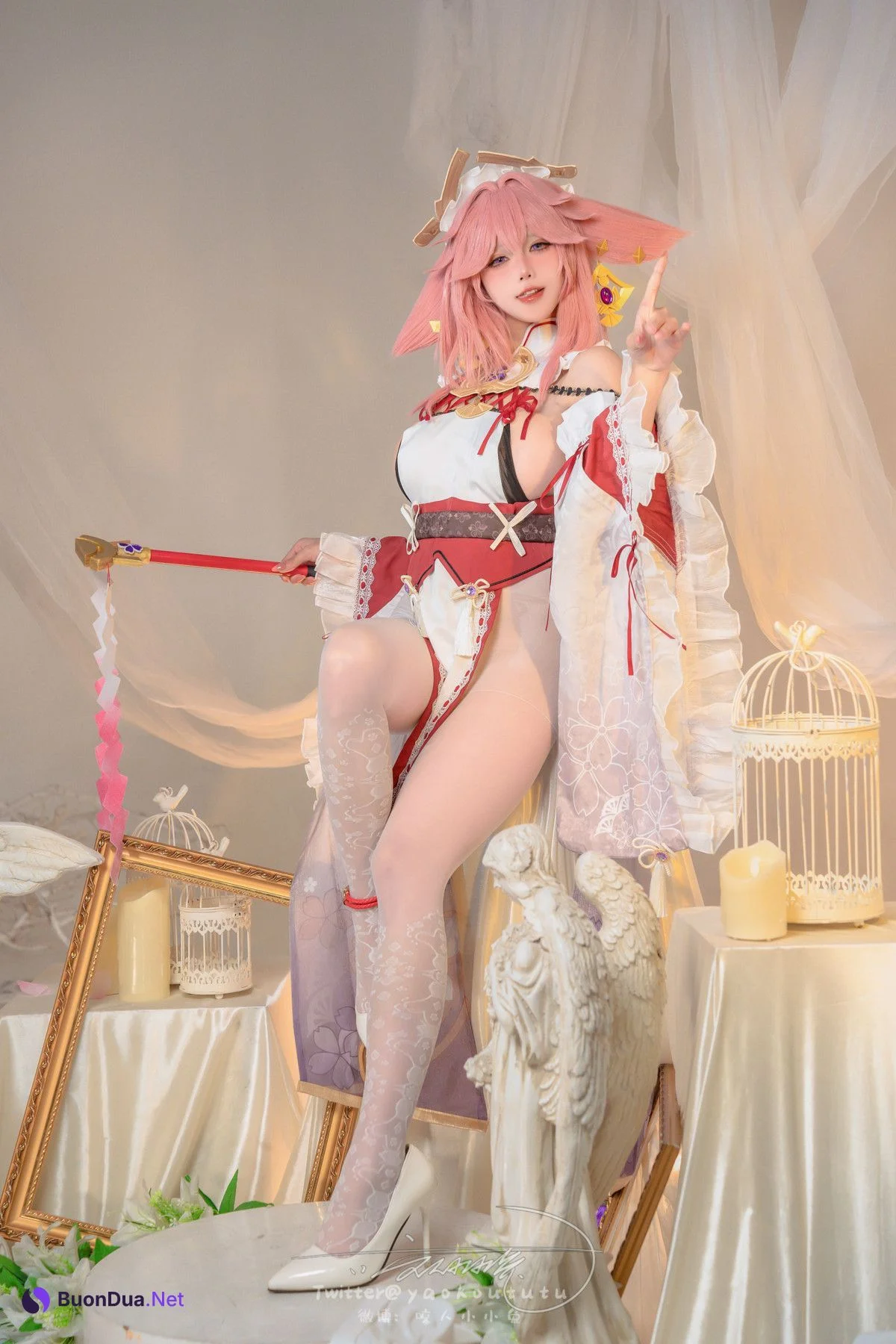 Cosplay 黏黏团子兔 春江水暖 神子贺岁 Set.01 - Photo 11
