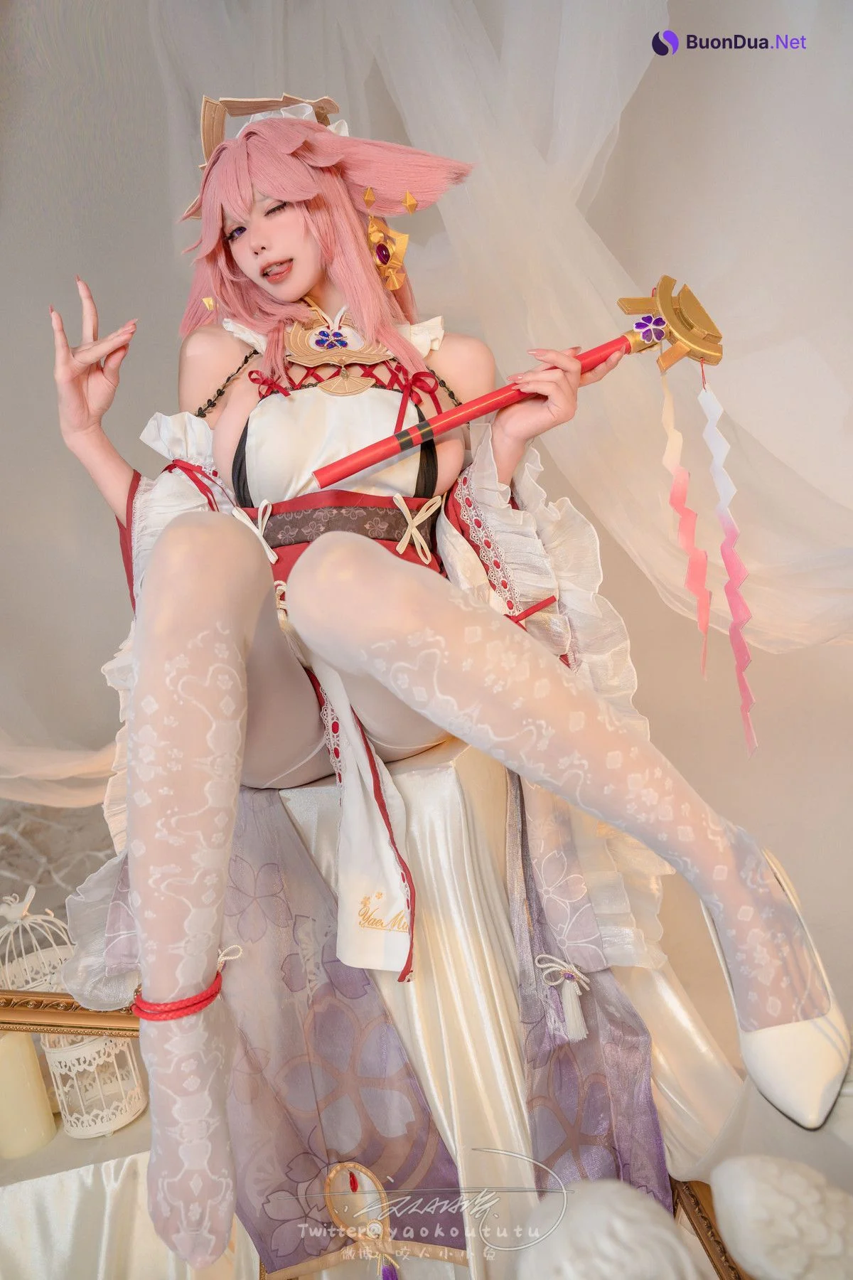 Cosplay 黏黏团子兔 春江水暖 神子贺岁 Set.01 - Photo 13
