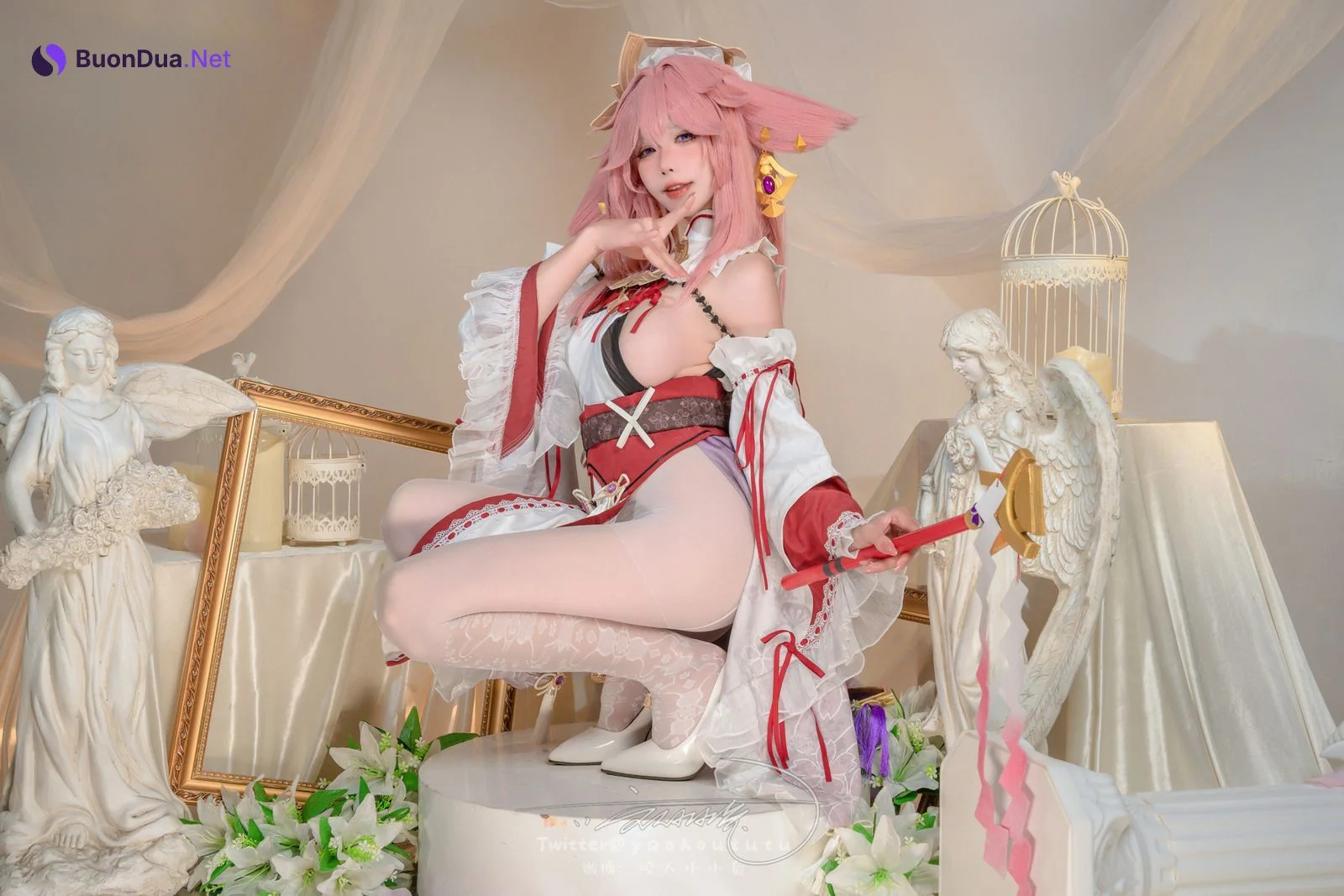 Cosplay 黏黏团子兔 春江水暖 神子贺岁 Set.01 - Photo 19