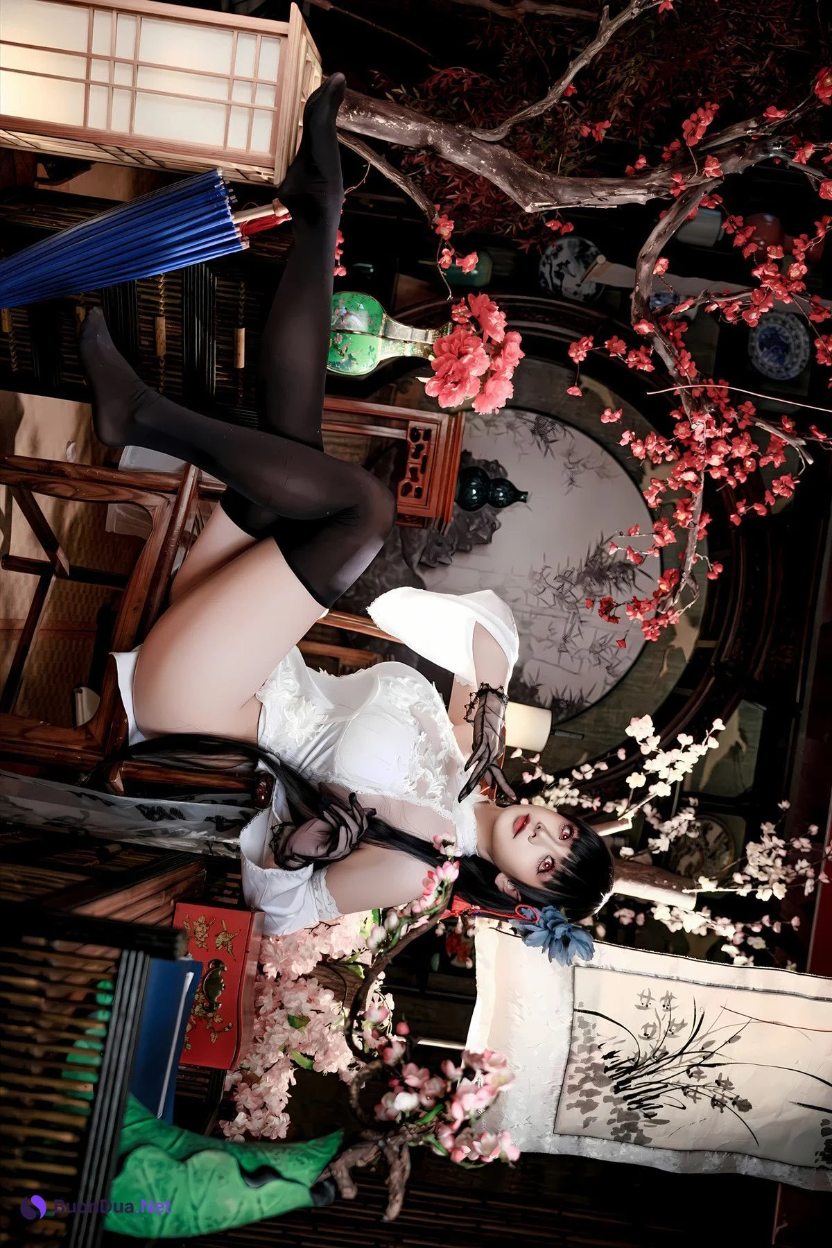 Cosplay 阿雪雪 – 碧蓝航线 逸仙 中式 Set.01 - Photo 16