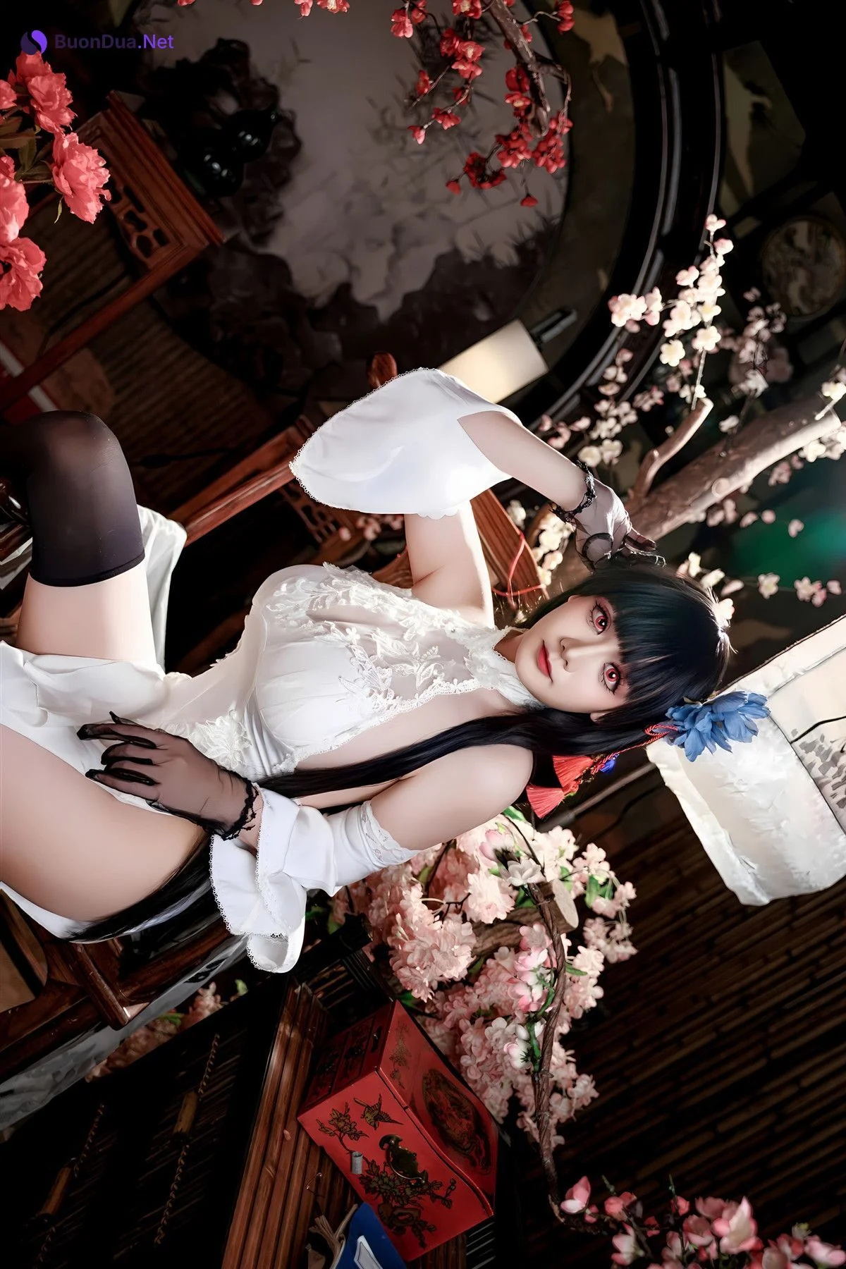 Cosplay 阿雪雪 – 碧蓝航线 逸仙 中式 Set.01 - Photo 17