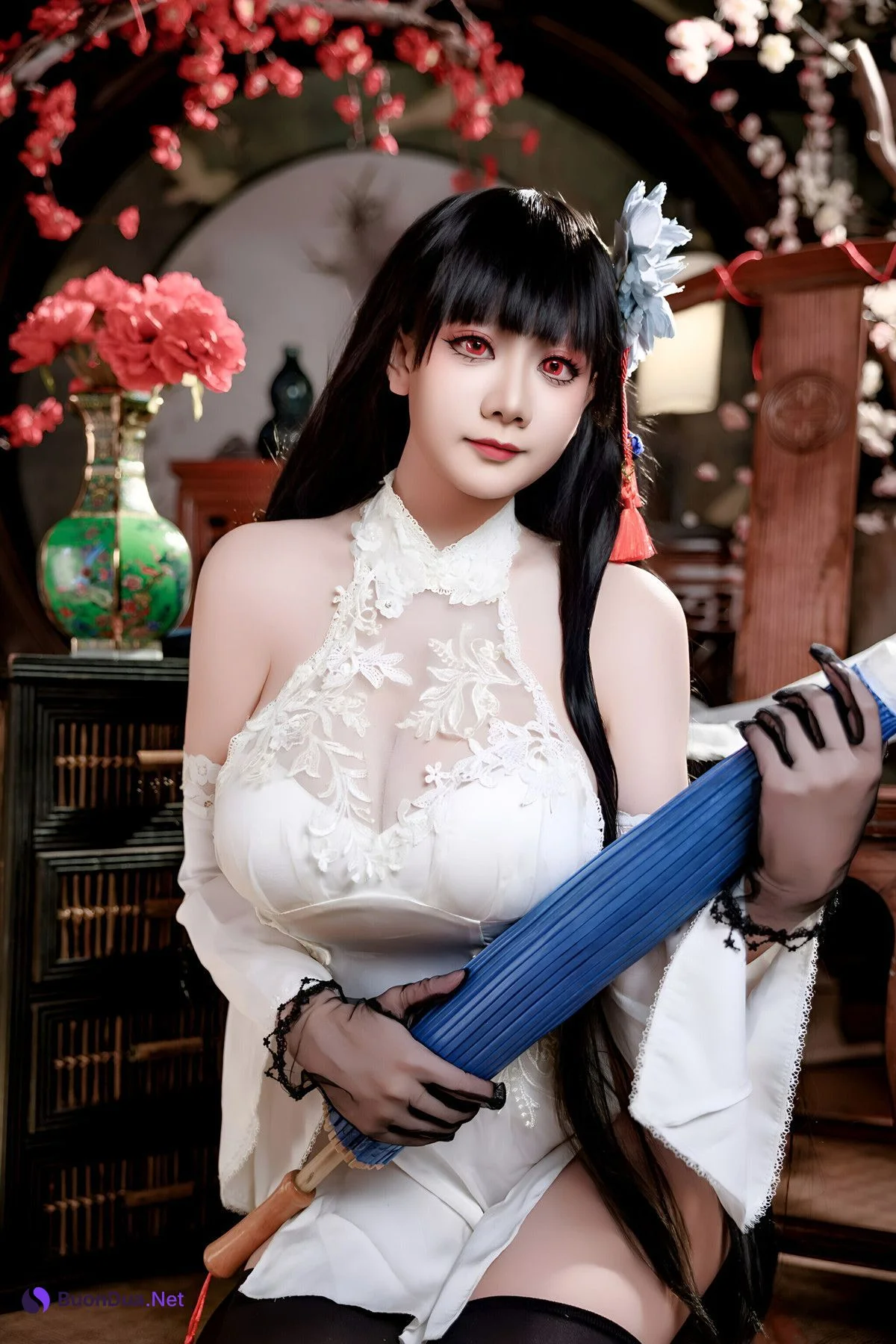 Cosplay 阿雪雪 – 碧蓝航线 逸仙 中式 Set.01 - Photo 2