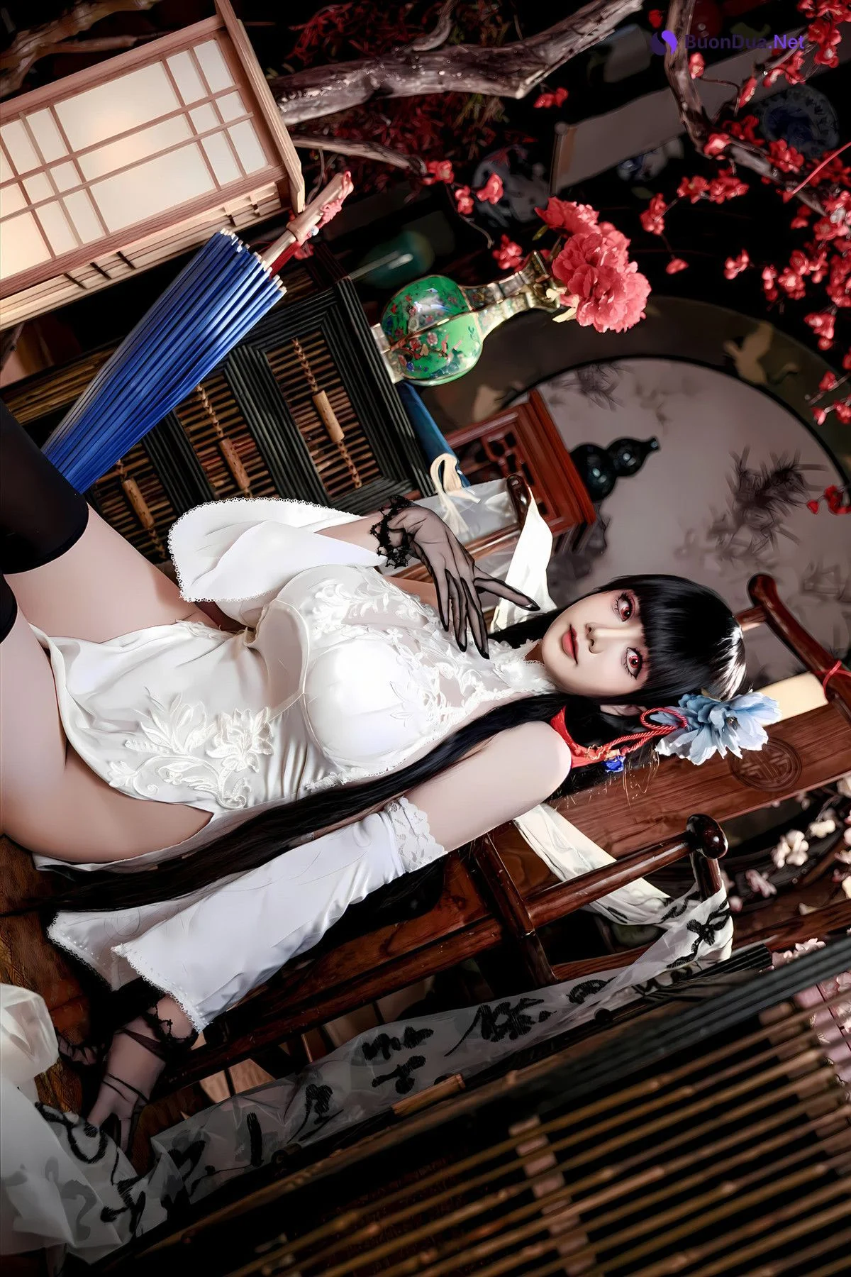 Cosplay 阿雪雪 – 碧蓝航线 逸仙 中式 Set.01 - Photo 4