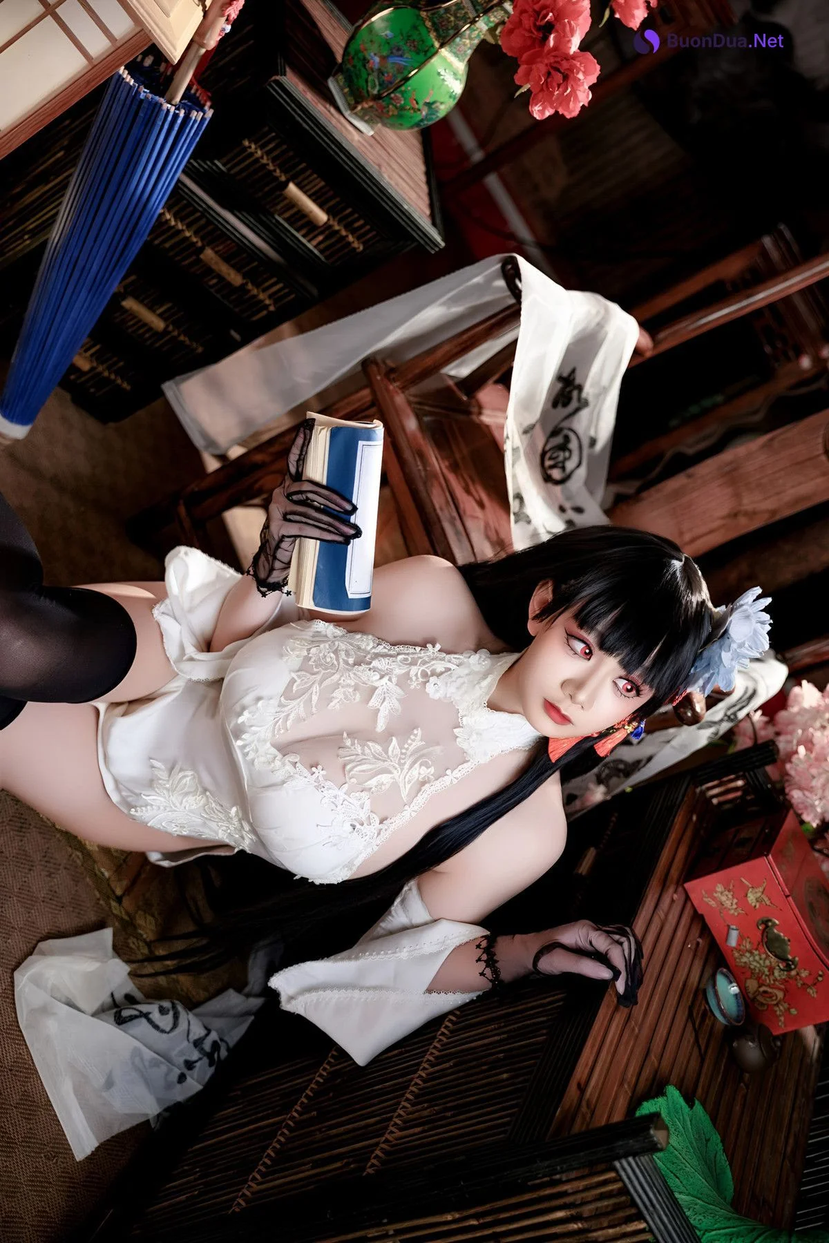 Cosplay 阿雪雪 – 碧蓝航线 逸仙 中式 Set.01 - Photo 7