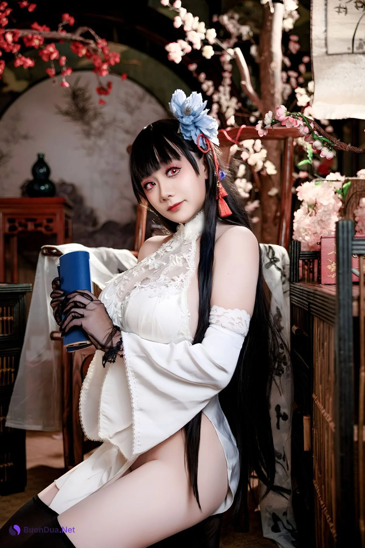 Cosplay 阿雪雪 – 碧蓝航线 逸仙 中式 Set.01 - Photo 9