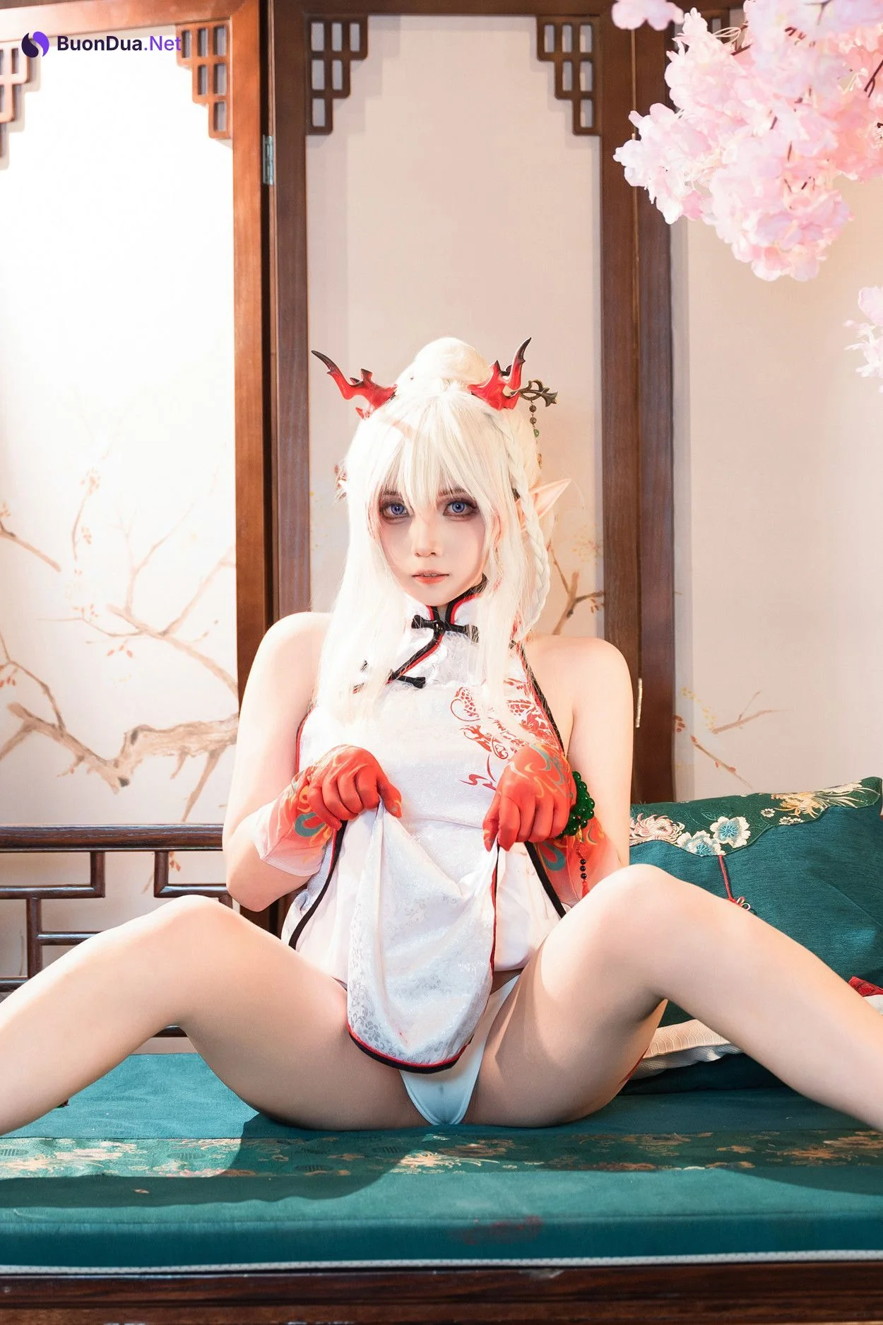 Cosplay 小和甜酒 & 橙风千雅 明日方舟年夕中式双人御守 Set.01 - Photo 7