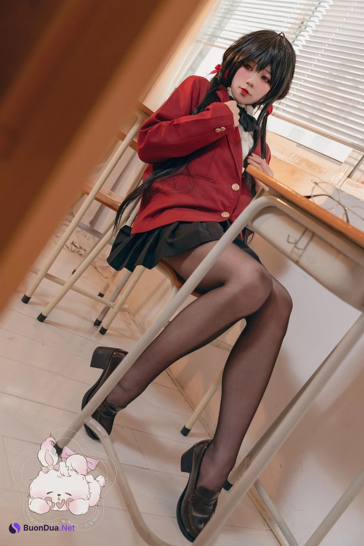 Cosplay 咬一口兔娘 风纪委员大凤 Set.01 - Photo 13