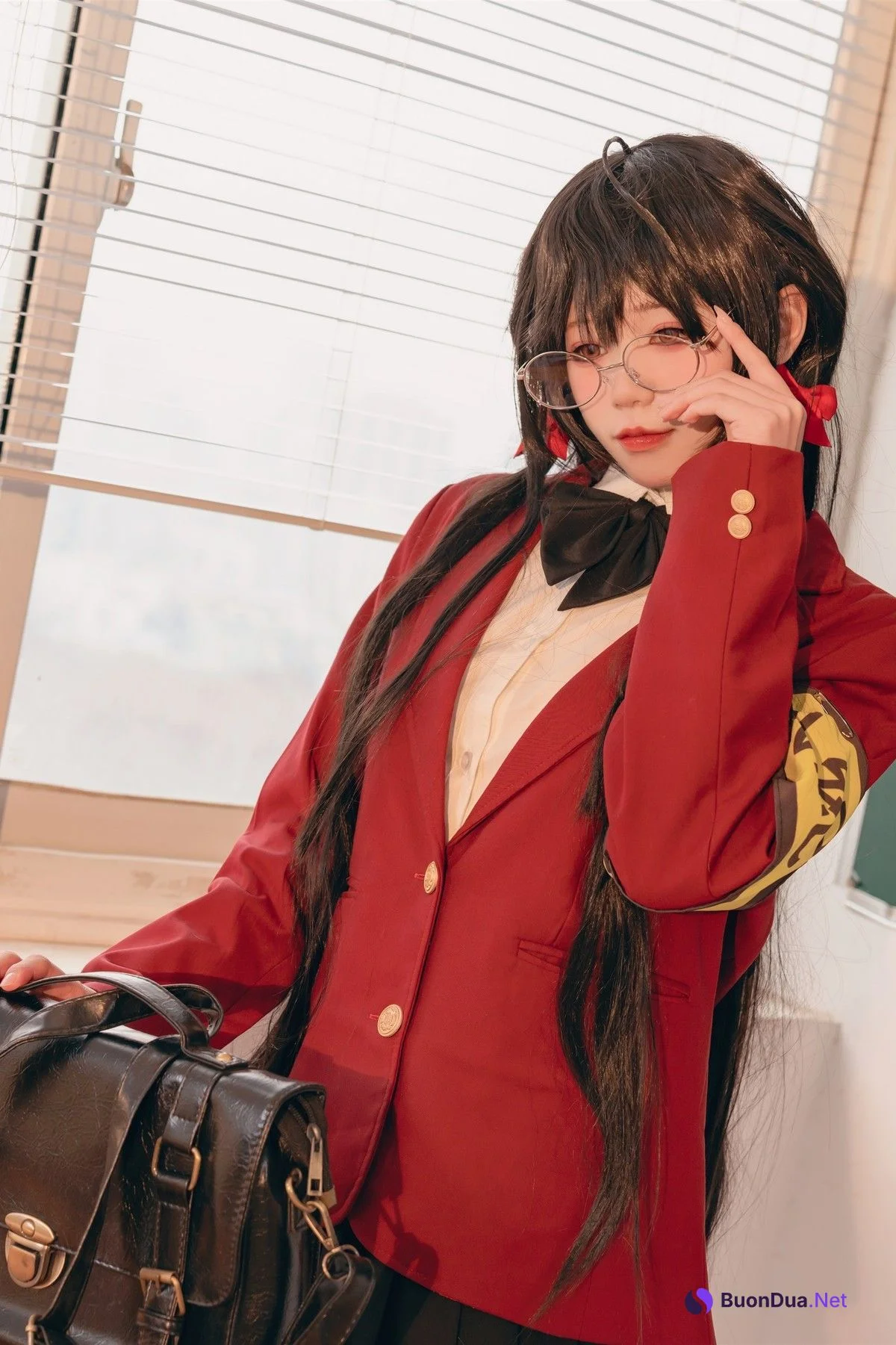 Cosplay 咬一口兔娘 风纪委员大凤 Set.01 - Photo 3