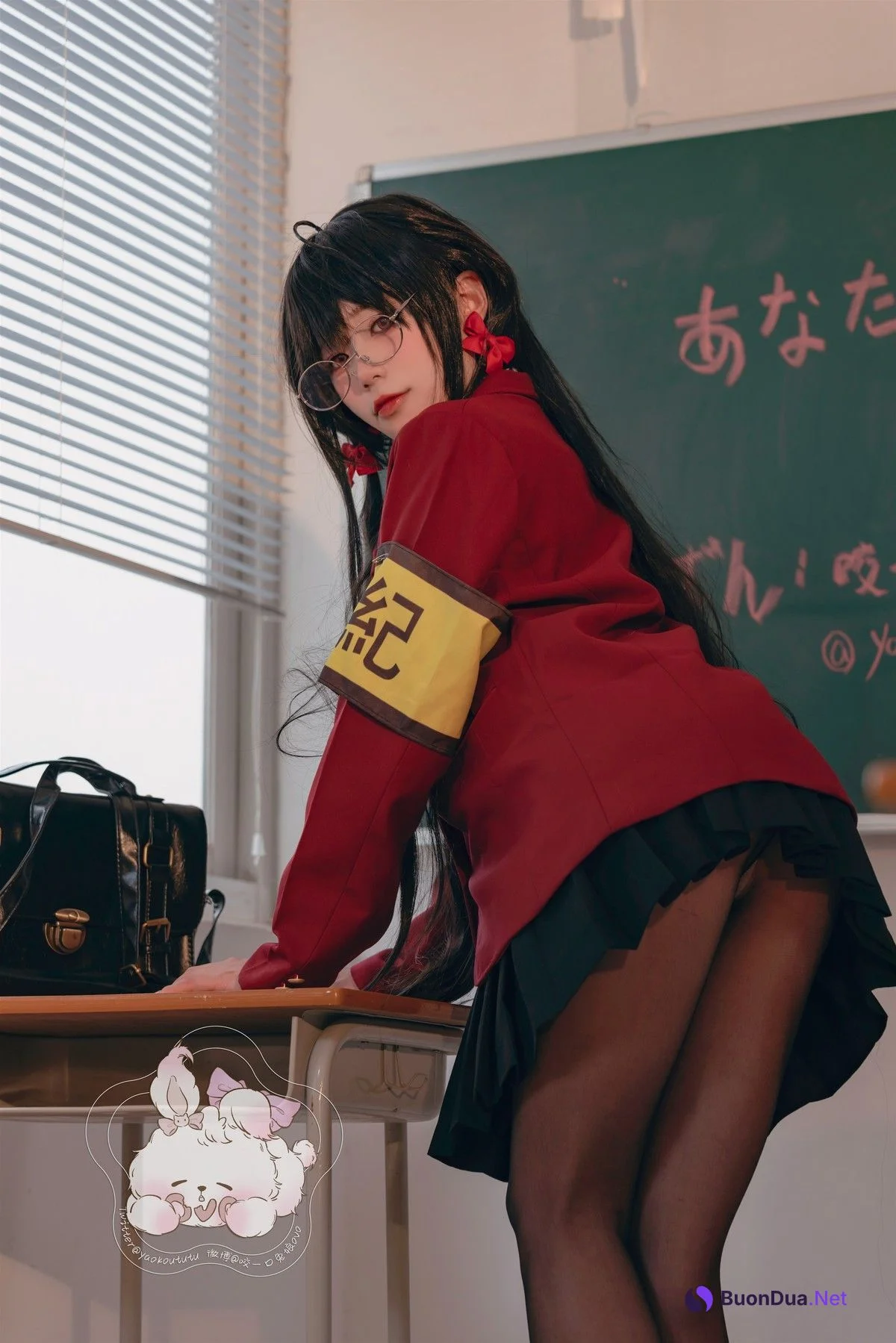 Cosplay 咬一口兔娘 风纪委员大凤 Set.01 - Photo 7