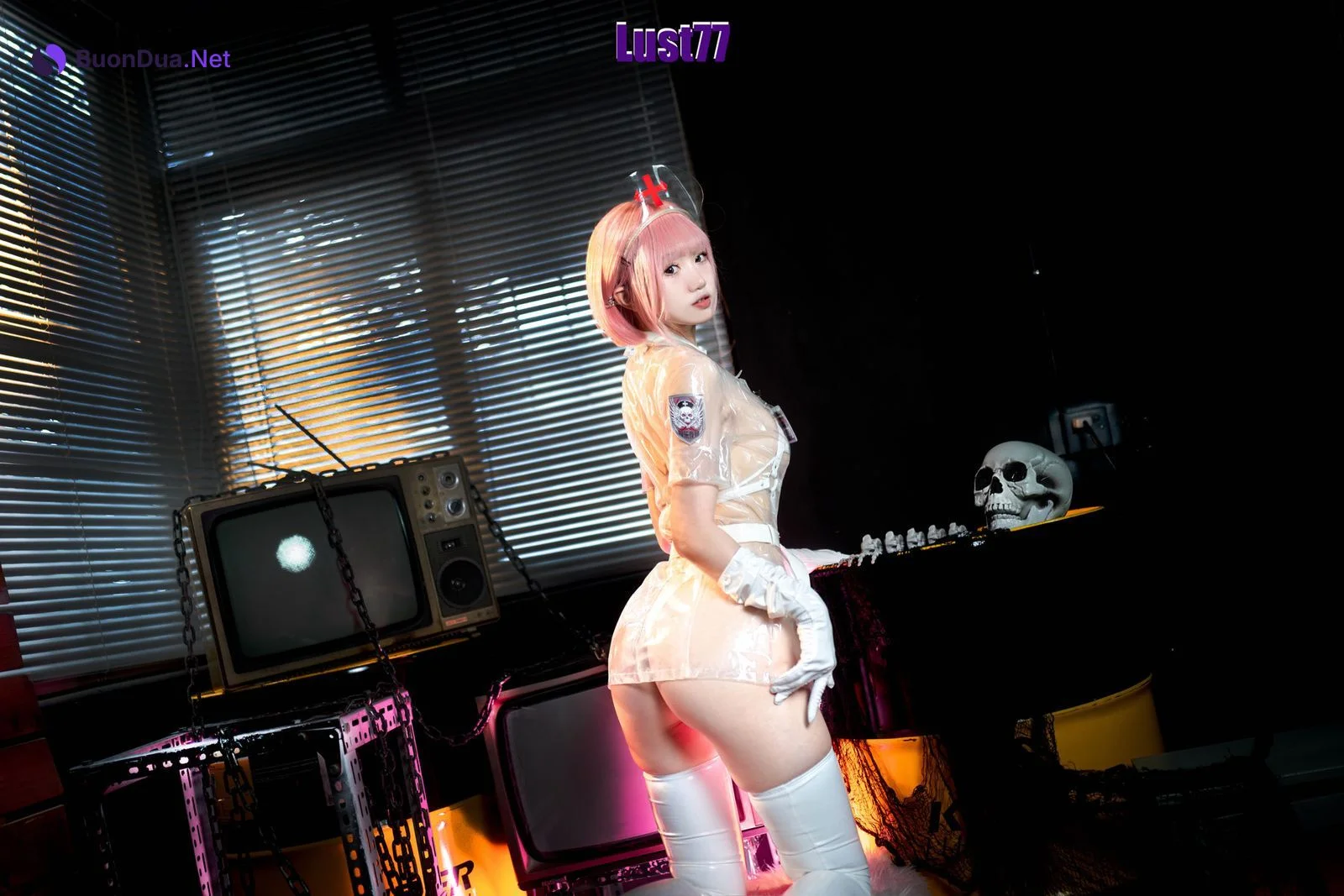 Cosplay 柒柒不可爱 夜勤护士 Set.01 - Photo 20