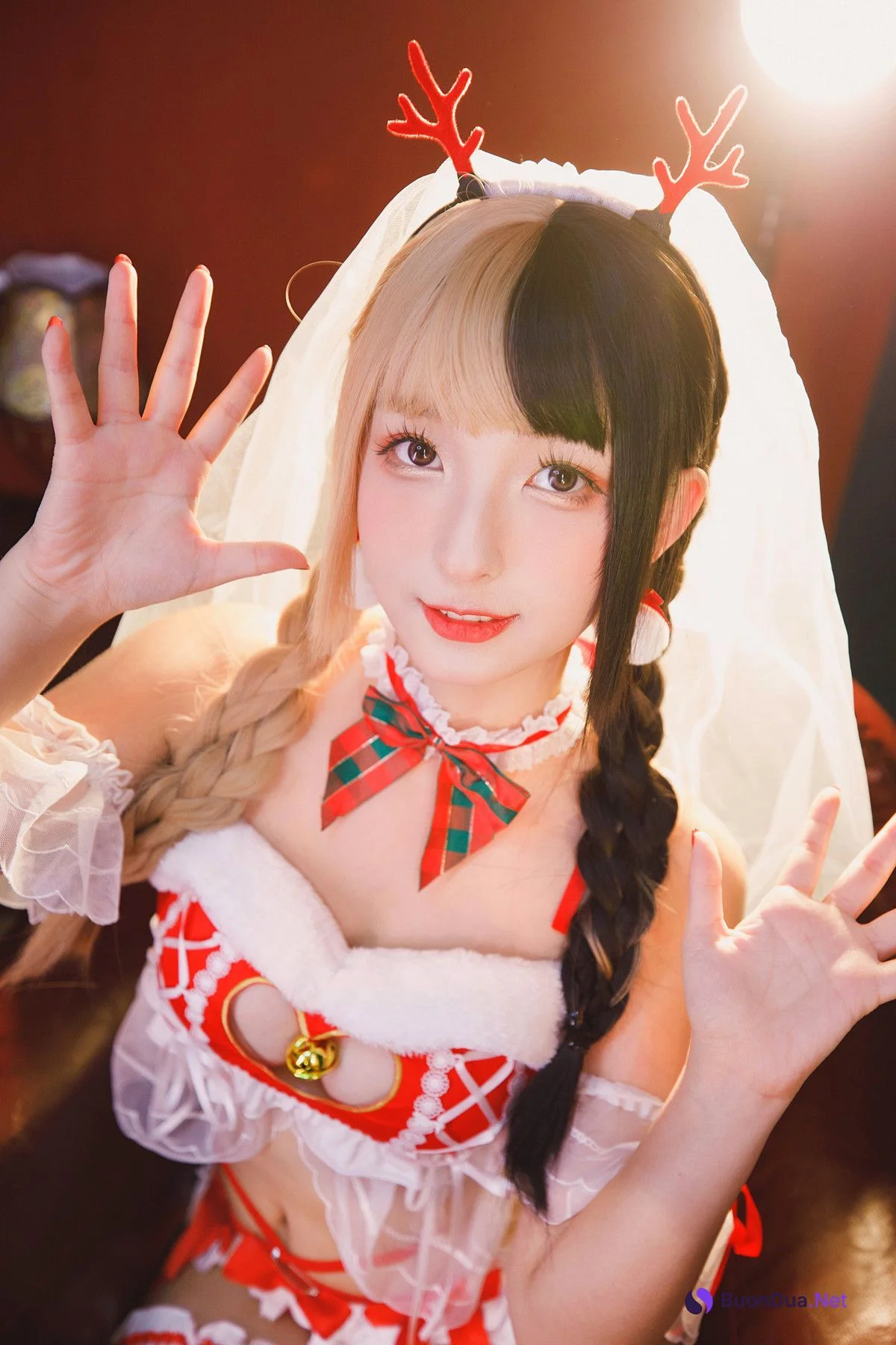 Cosplay 神楽坂真冬 绝对企画-圣诞小鹿《鹿の恩返し》 Set.01 - Photo 12