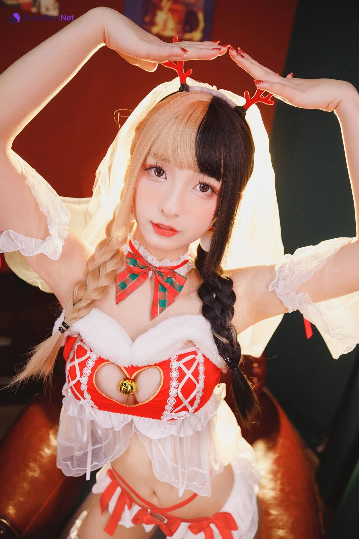 Cosplay 神楽坂真冬 绝对企画-圣诞小鹿《鹿の恩返し》 Set.01 - Photo 6