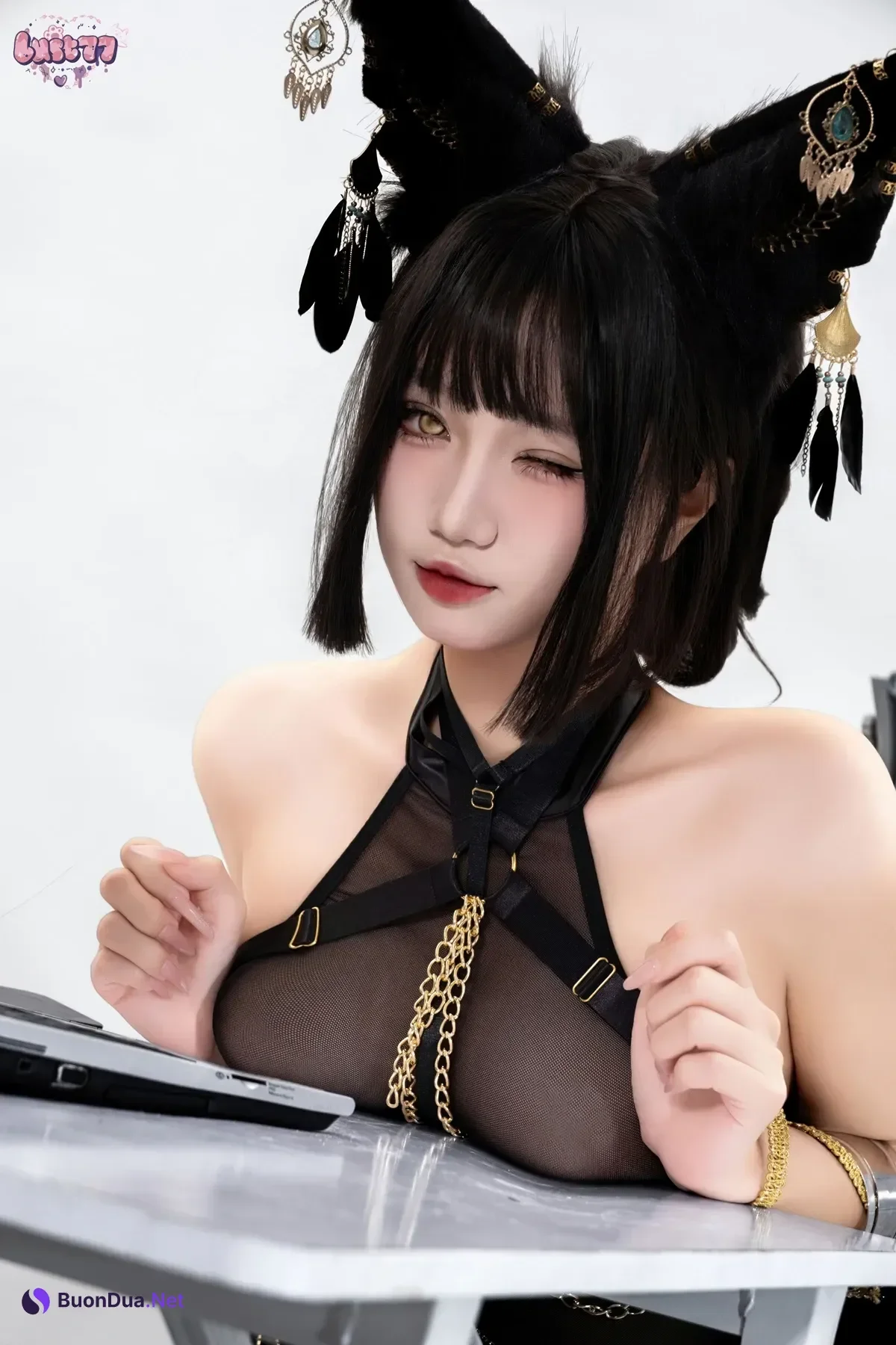 Cosplay 柒柒要乖哦 – 黑·阿努比斯 Set.01 - Photo 4