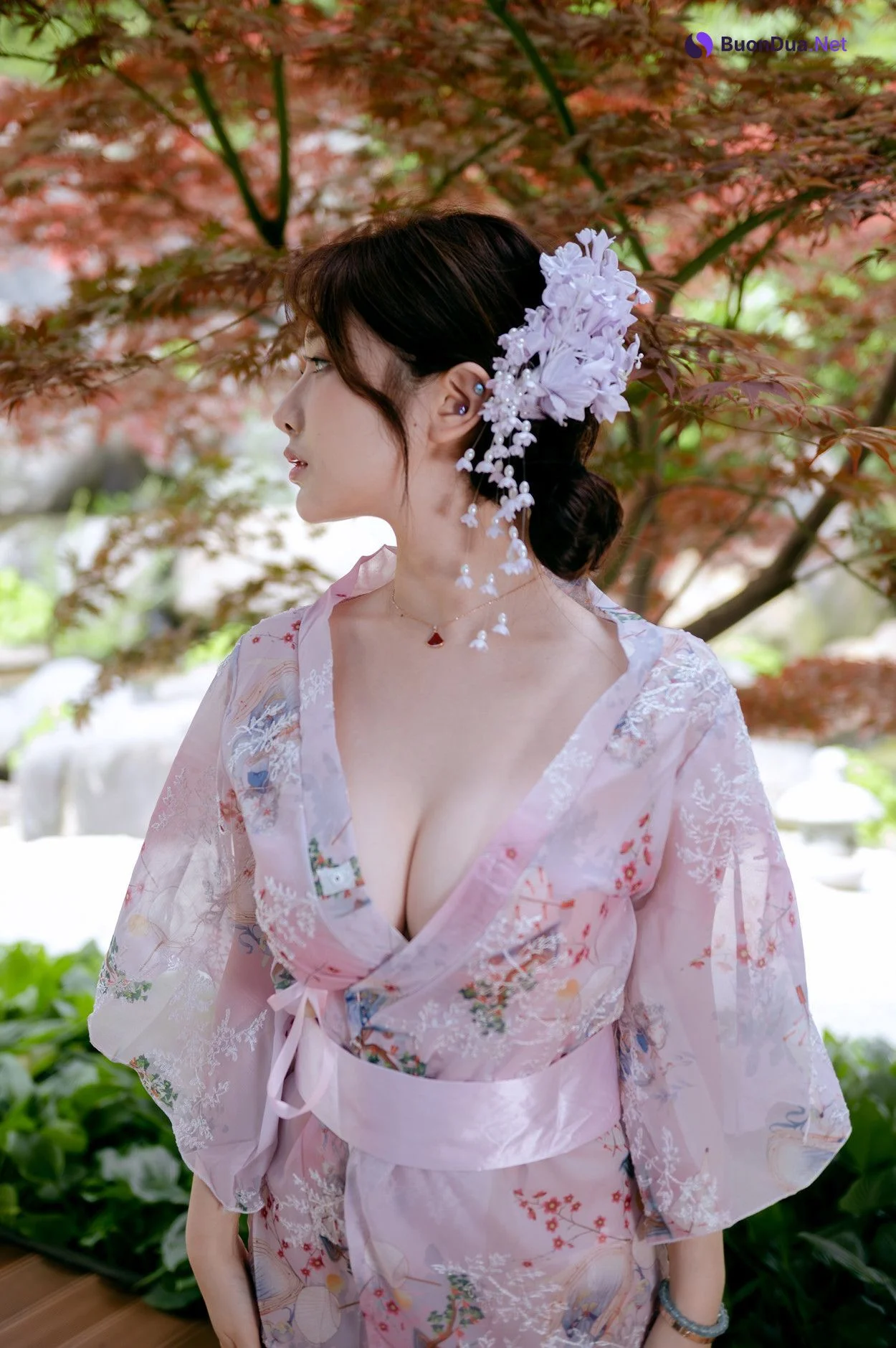 Cosplay 雯妹不讲道理 和风庭院 Set.01 - Photo 3