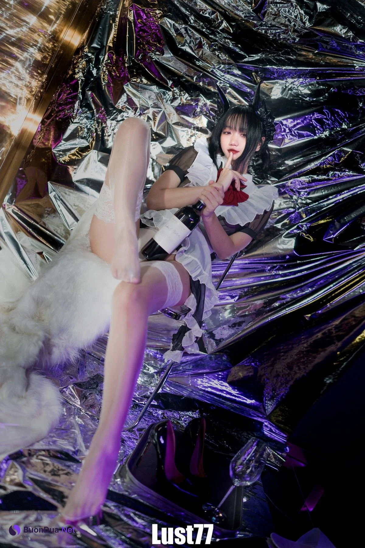 Cosplay 柒柒要乖哦 女仆の惩戒课 Set.01 - Photo 10