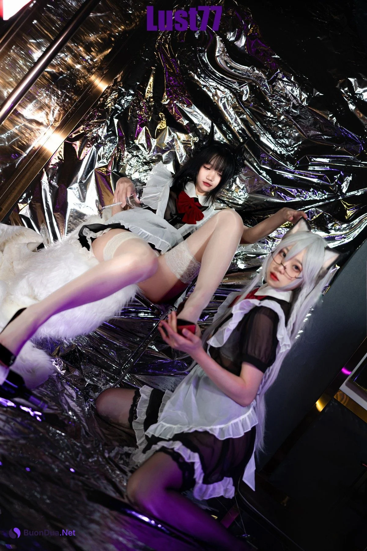 Cosplay 柒柒要乖哦 女仆の惩戒课 Set.01 - Photo 16