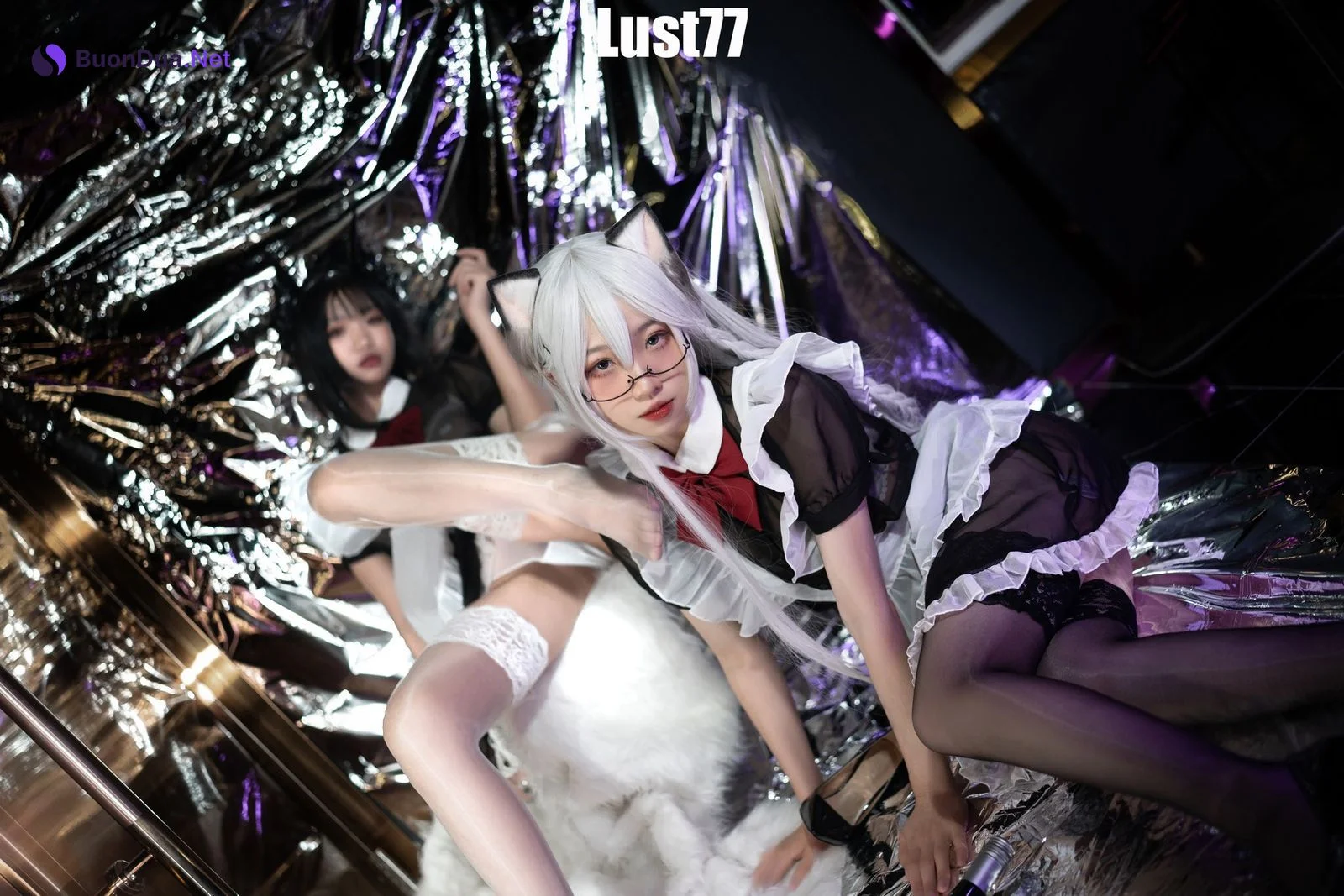 Cosplay 柒柒要乖哦 女仆の惩戒课 Set.01 - Photo 17