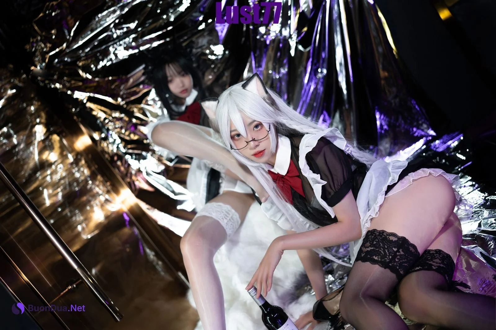 Cosplay 柒柒要乖哦 女仆の惩戒课 Set.01 - Photo 18