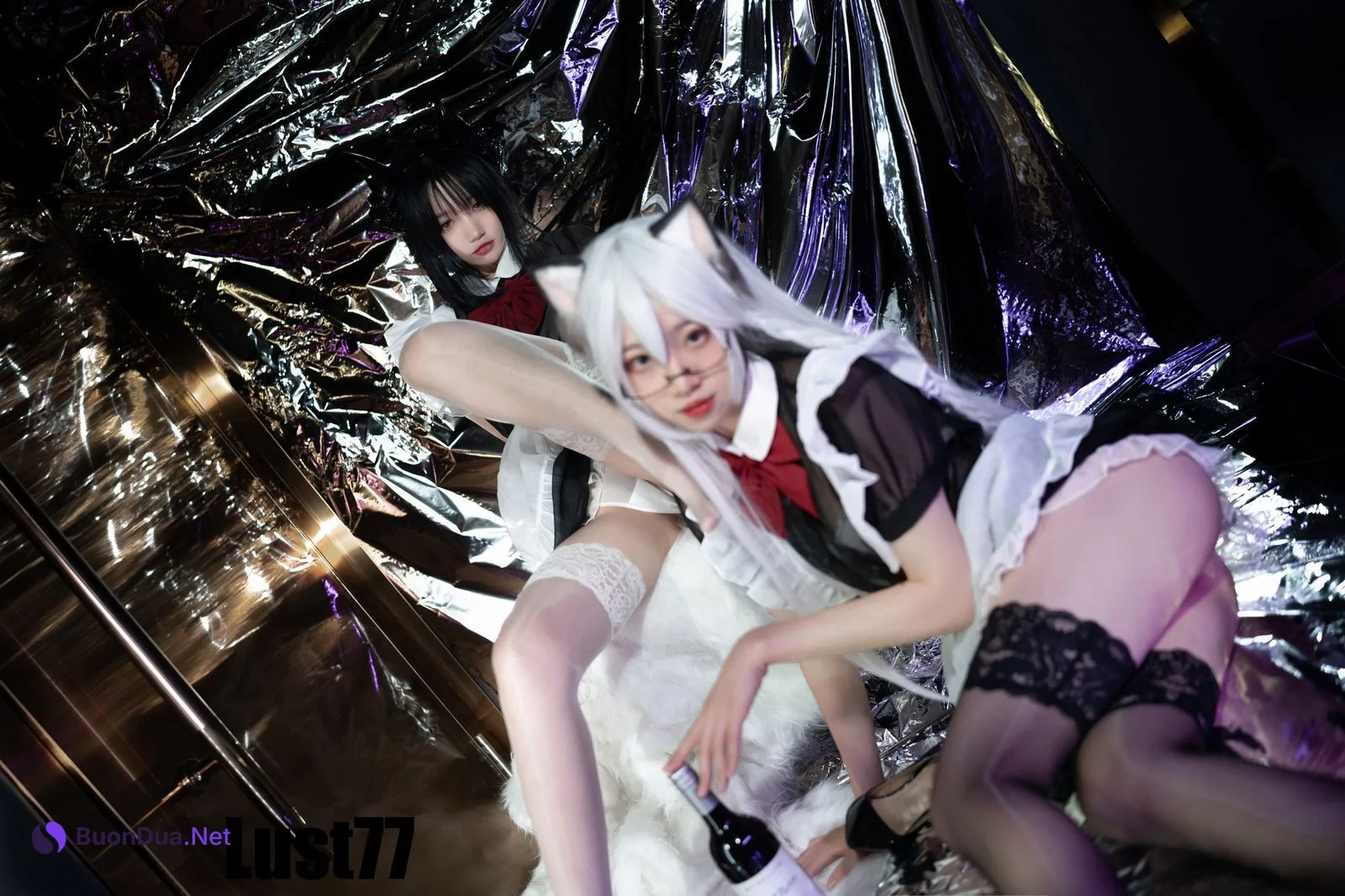 Cosplay 柒柒要乖哦 女仆の惩戒课 Set.01 - Photo 19