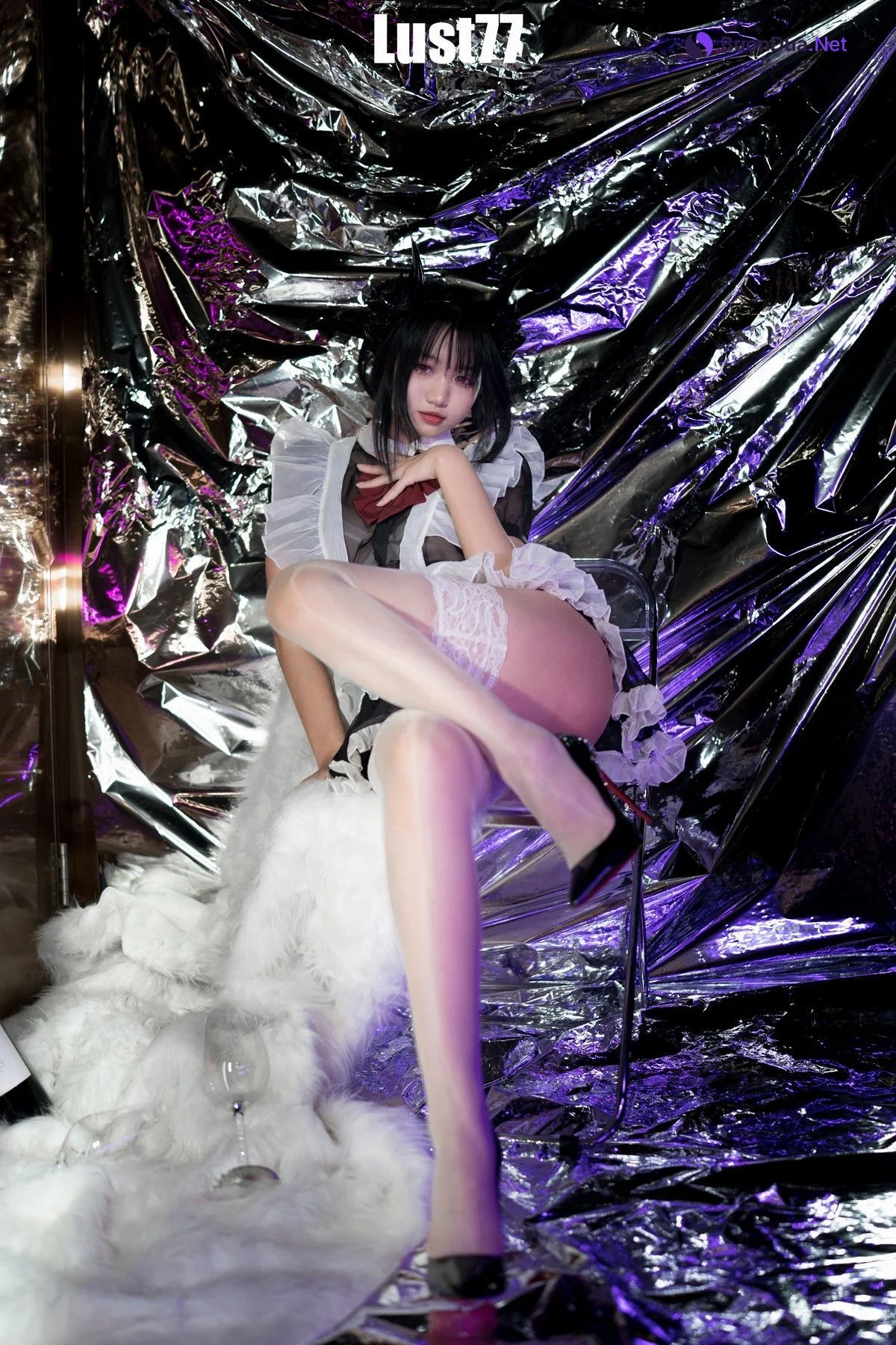 Cosplay 柒柒要乖哦 女仆の惩戒课 Set.01 - Photo 6