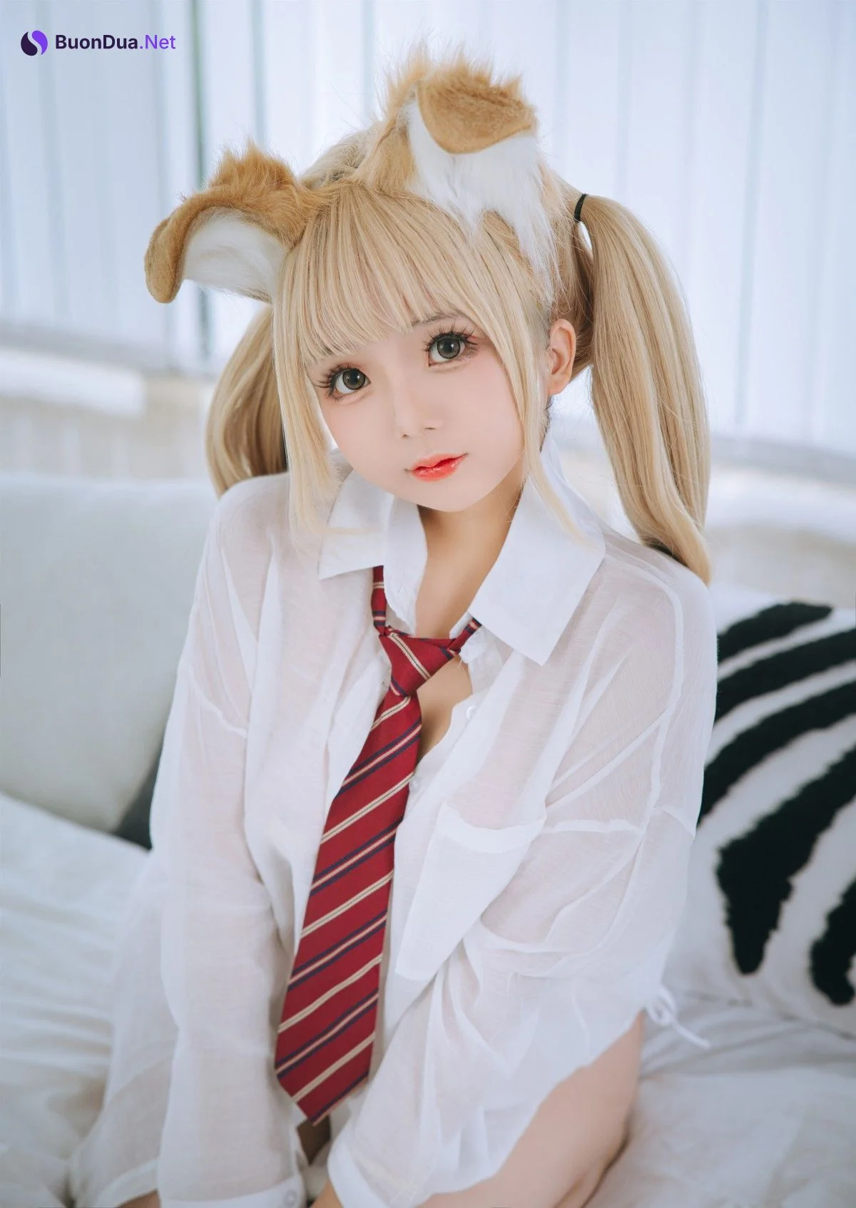 Cosplay 日奈娇 衬衫小狗 Set.01 - Photo 12