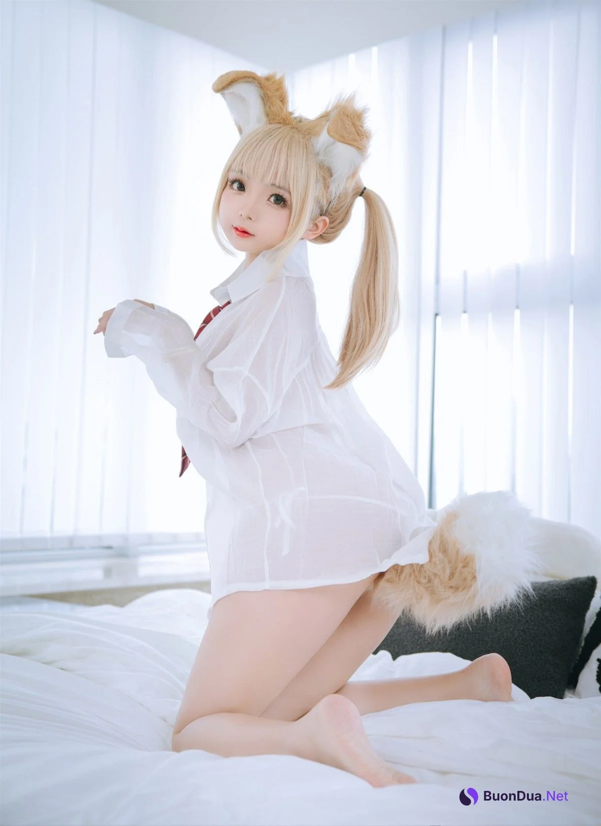 Cosplay 日奈娇 衬衫小狗 Set.01 - Photo 2