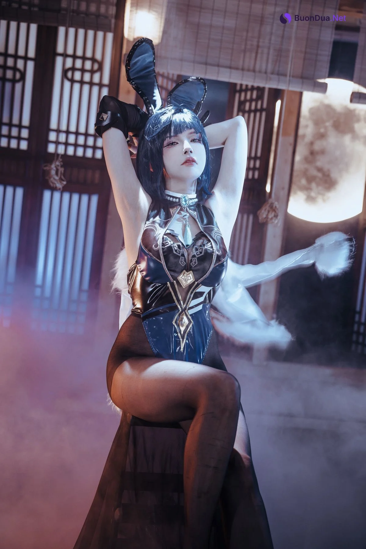 Cosplay 夏小秋秋秋 夜兰 兔女郎 Set.01 - Photo 10