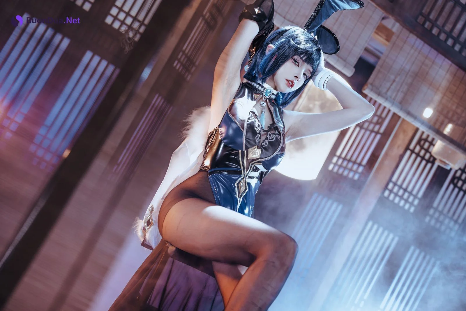 Cosplay 夏小秋秋秋 夜兰 兔女郎 Set.01 - Photo 11