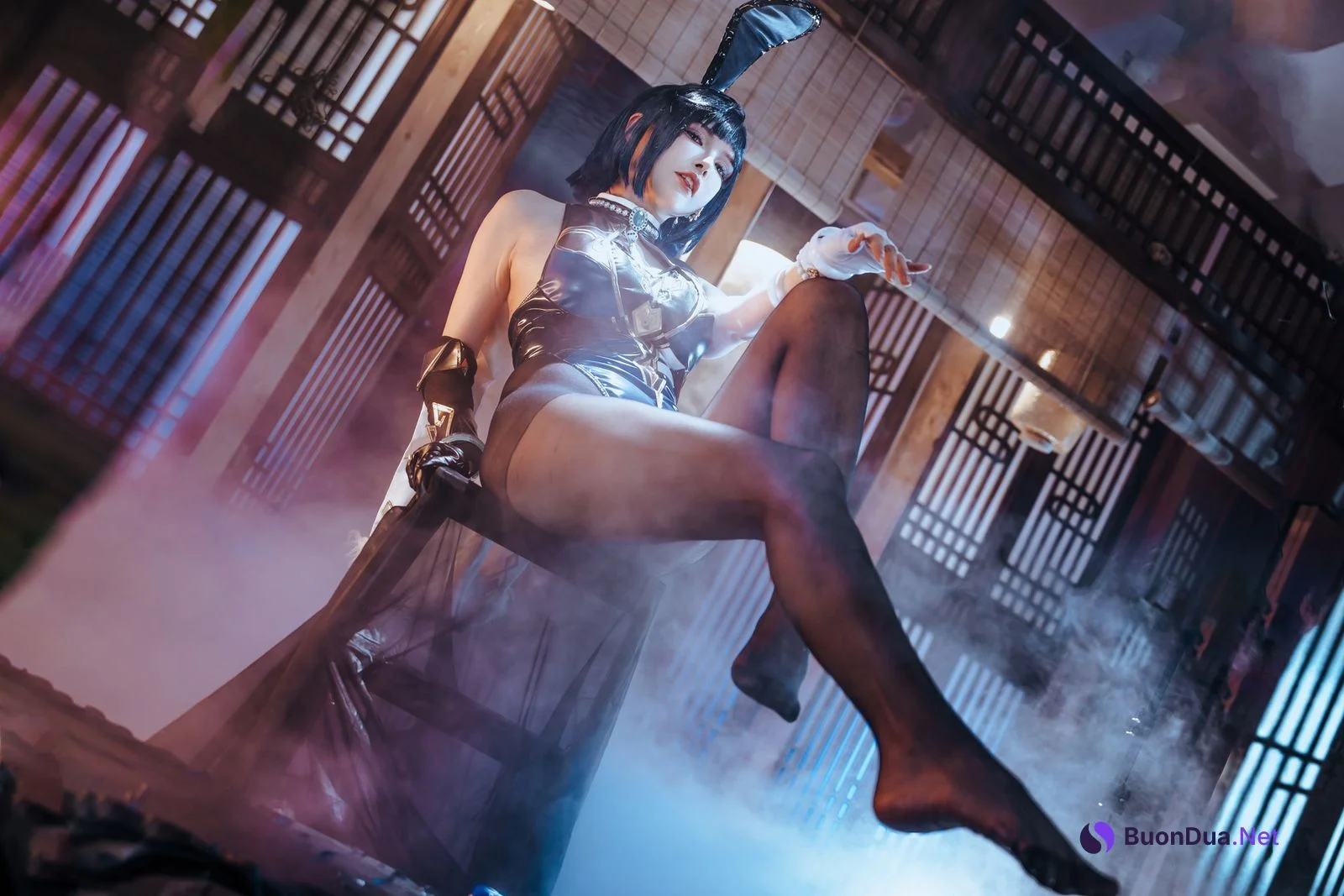 Cosplay 夏小秋秋秋 夜兰 兔女郎 Set.01 - Photo 12