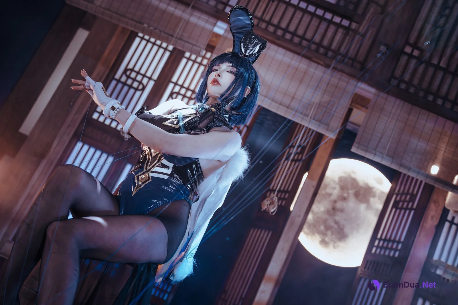 Cosplay 夏小秋秋秋 夜兰 兔女郎 Set.01 - Photo 14