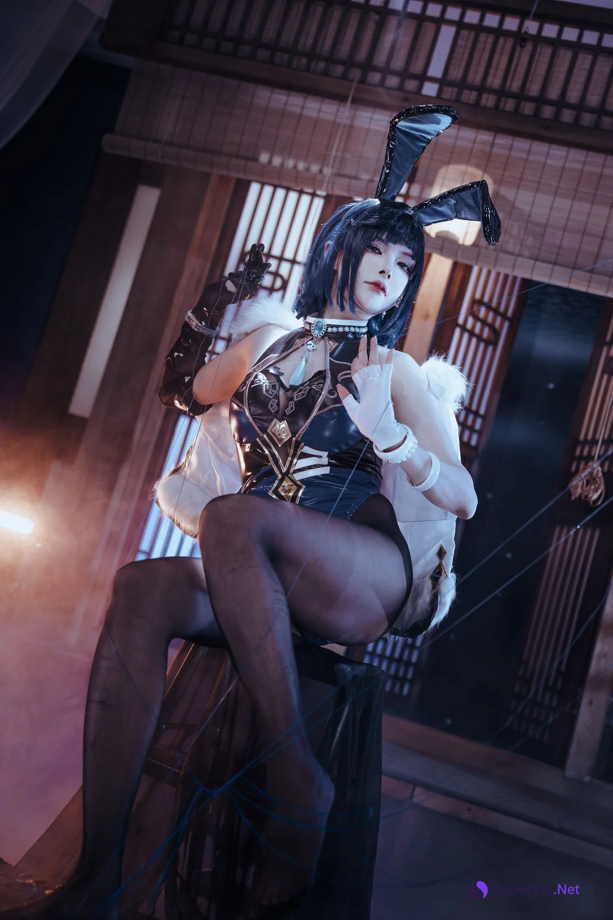 Cosplay 夏小秋秋秋 夜兰 兔女郎 Set.01 - Photo 15