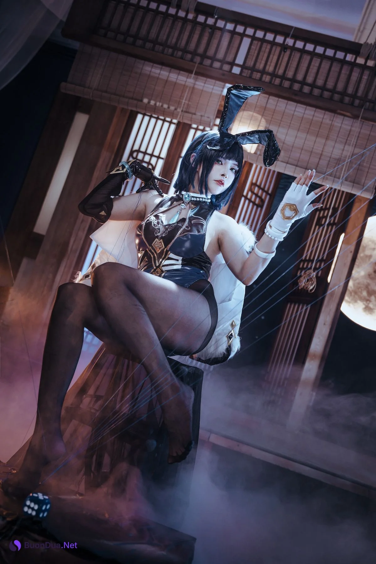 Cosplay 夏小秋秋秋 夜兰 兔女郎 Set.01 - Photo 16