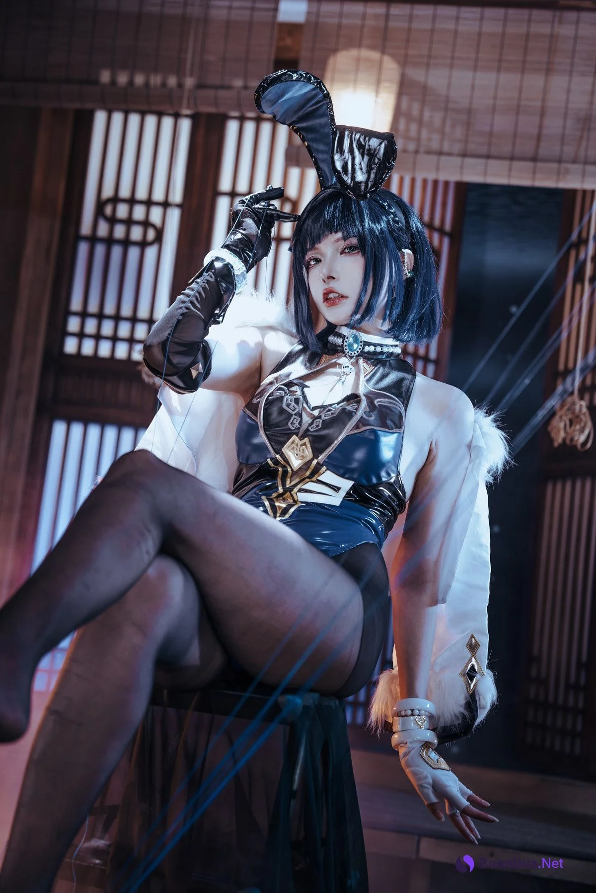 Cosplay 夏小秋秋秋 夜兰 兔女郎 Set.01 - Photo 18