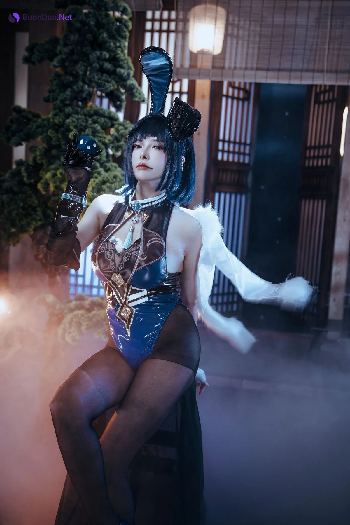 Cosplay 夏小秋秋秋 夜兰 兔女郎 Set.01 - Photo 2