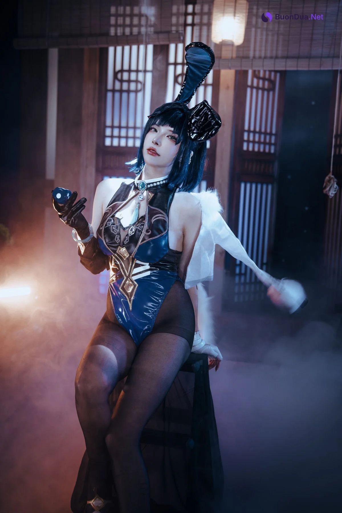 Cosplay 夏小秋秋秋 夜兰 兔女郎 Set.01 - Photo 3