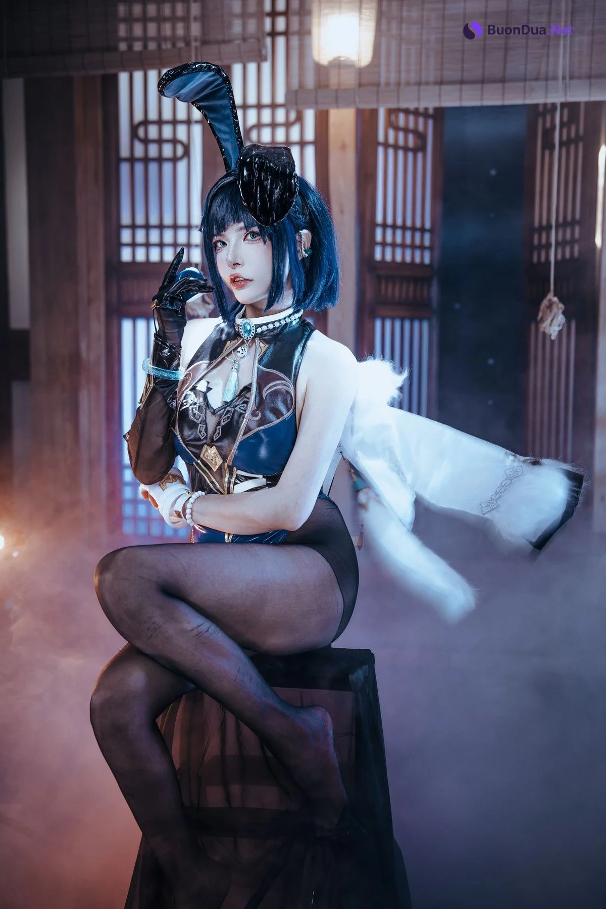 Cosplay 夏小秋秋秋 夜兰 兔女郎 Set.01 - Photo 6