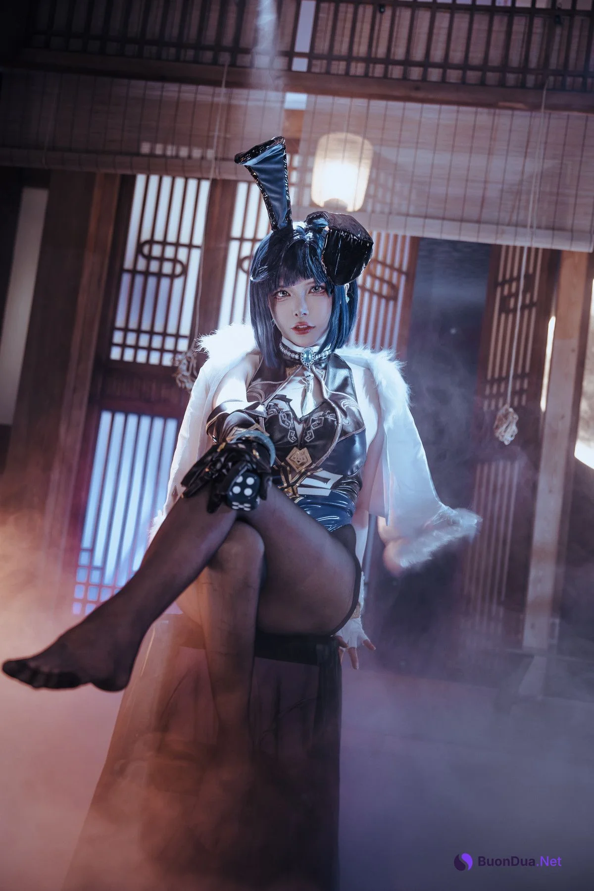 Cosplay 夏小秋秋秋 夜兰 兔女郎 Set.01 - Photo 8