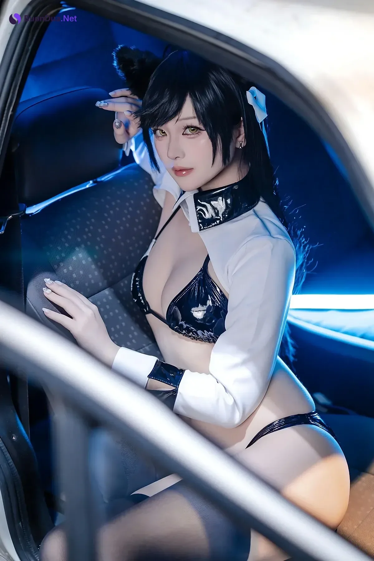 Cosplay 屿鱼 – 碧蓝航线 爱宕赛车服 Set.01 - Photo 11