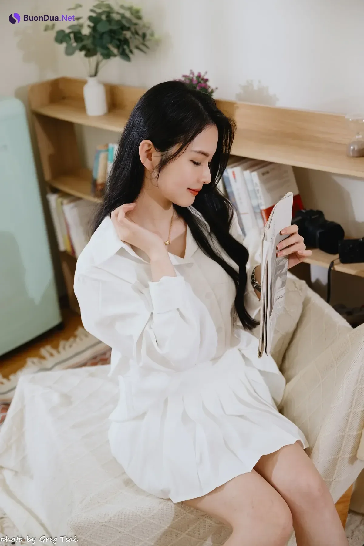 Cosplay 米浆 – 卧室百褶裙 Set.01 - Photo 12