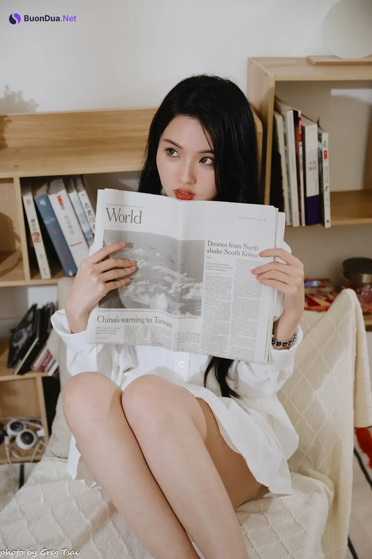 Cosplay 米浆 – 卧室百褶裙 Set.01 - Photo 17